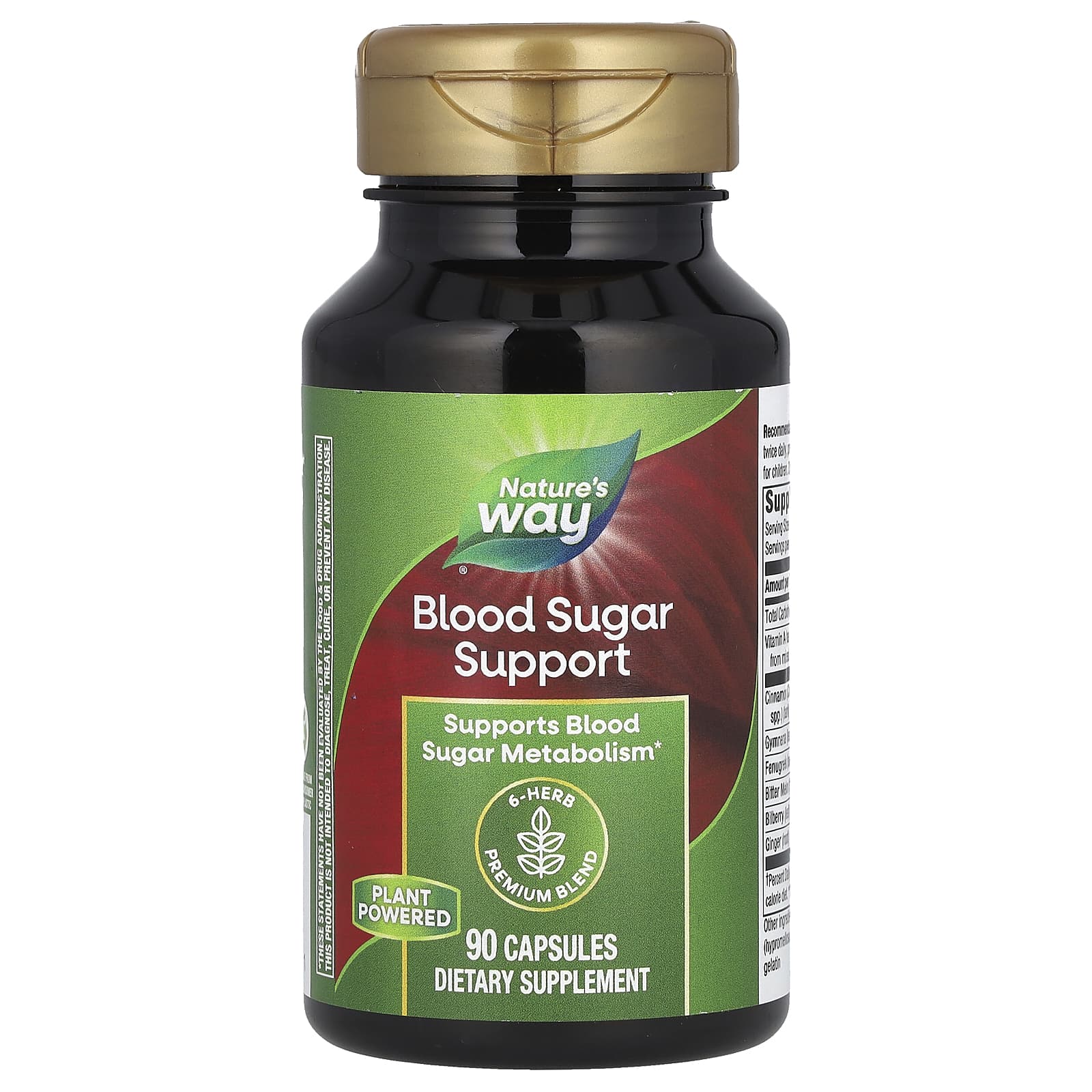 Nature's Way, Blood Sugar Support, 90 Capsules - Image 1