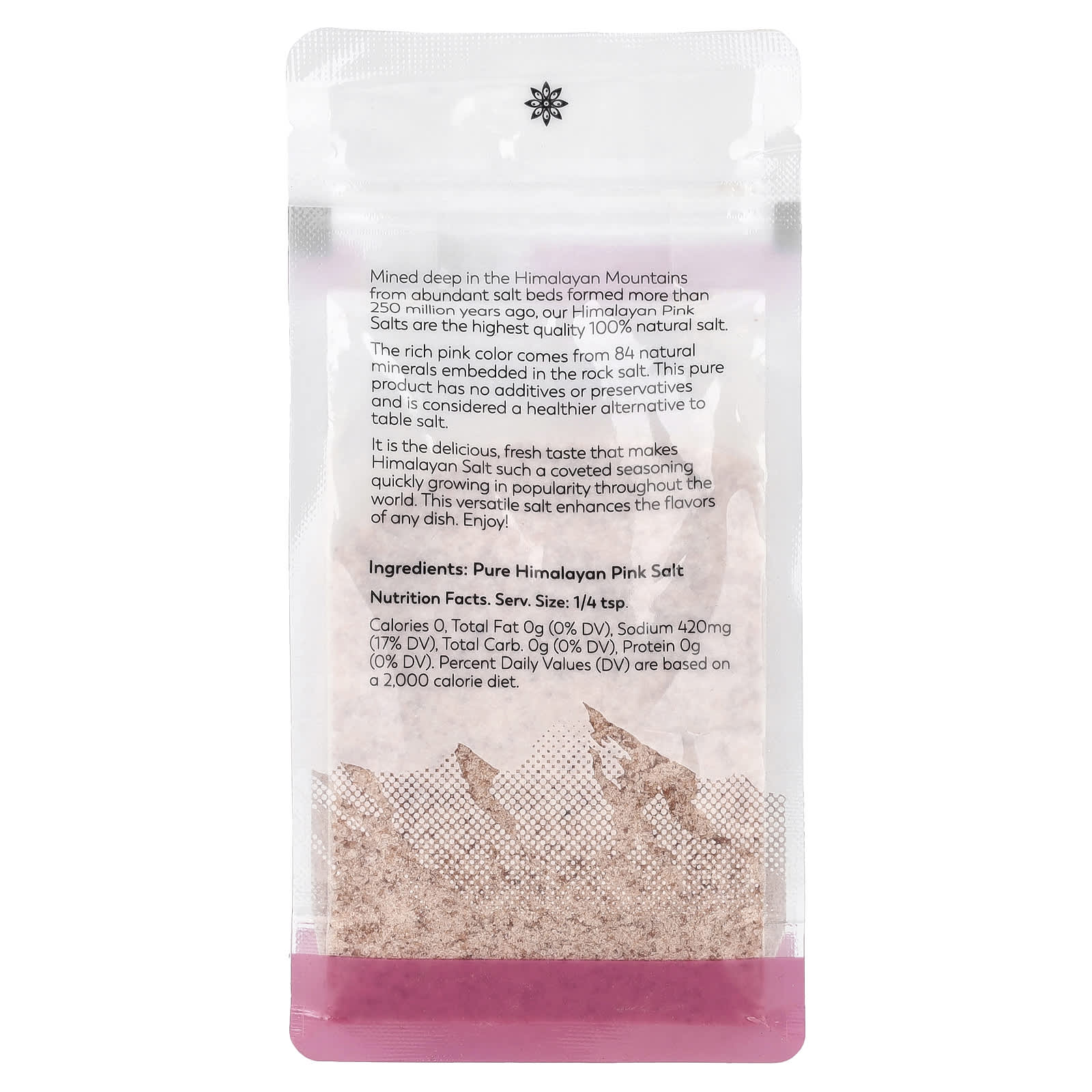 The Spice Lab, Himalayan Pink Salt, Fine Grain, 1 lb (453 g) - Image 2