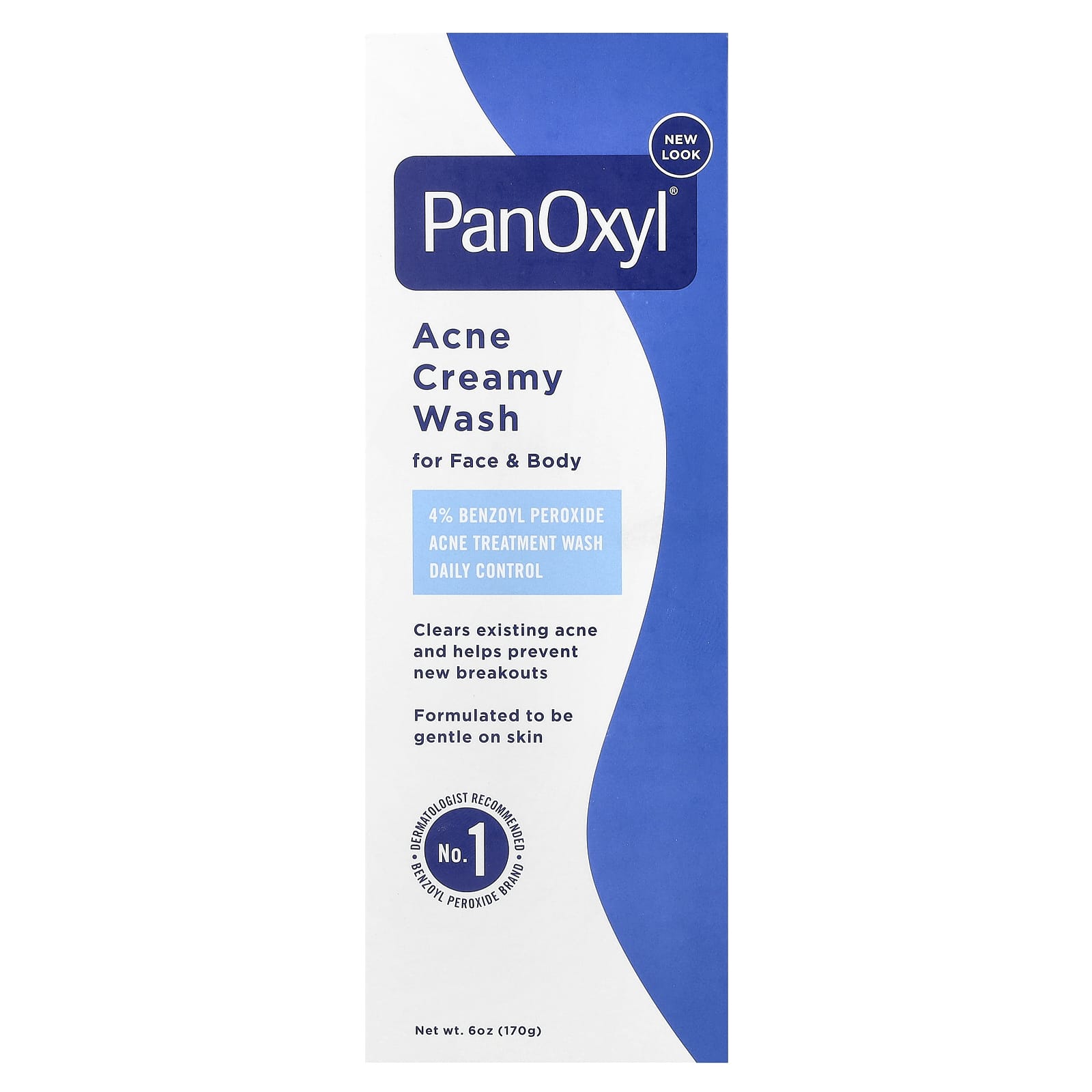 PanOxyl, Acne Creamy Wash, For Face & Body , 6 oz (170 g) - Image 2