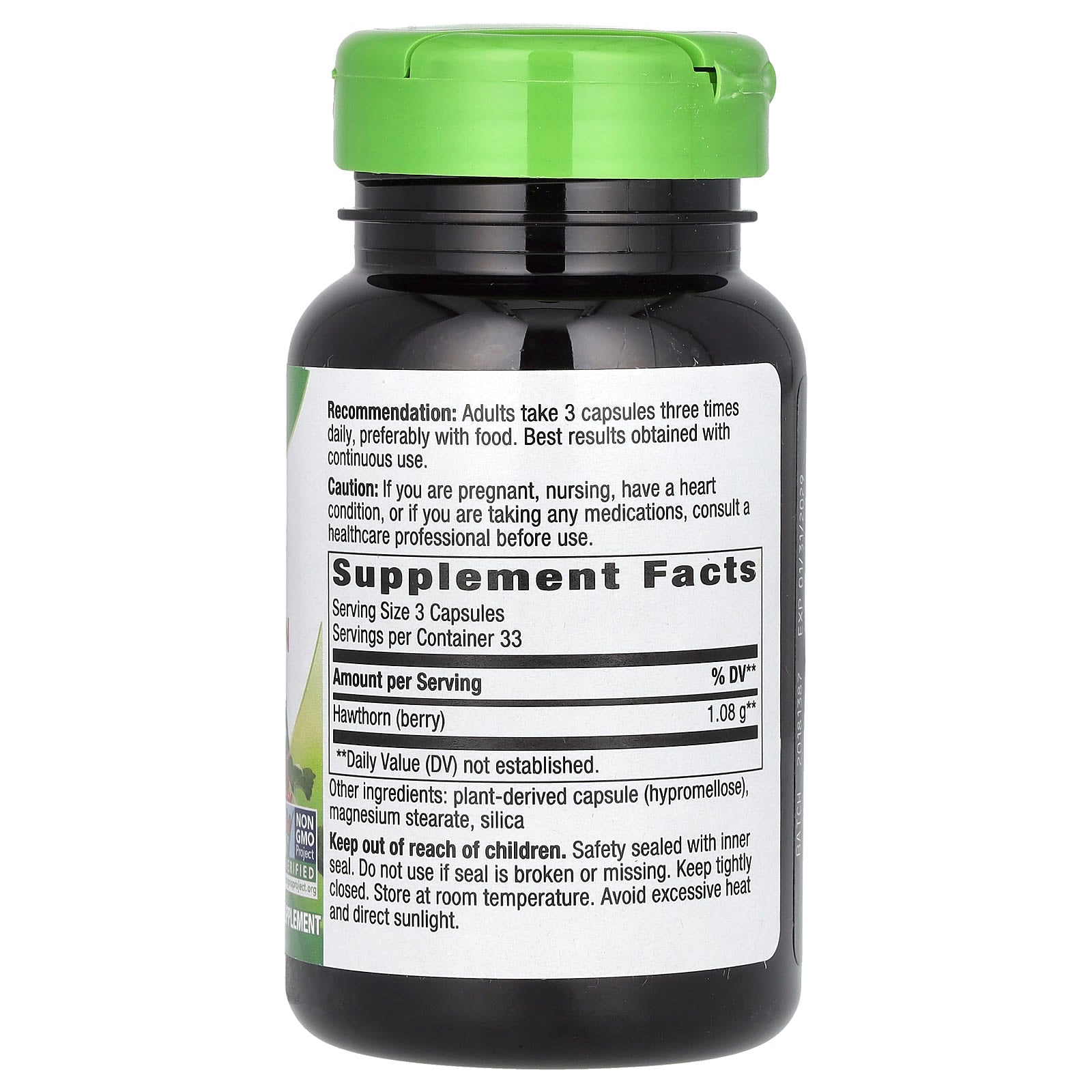 Nature's Way, Hawthorn Berries, 100 Vegan Capsules (360 mg per Capsule) - Image 2