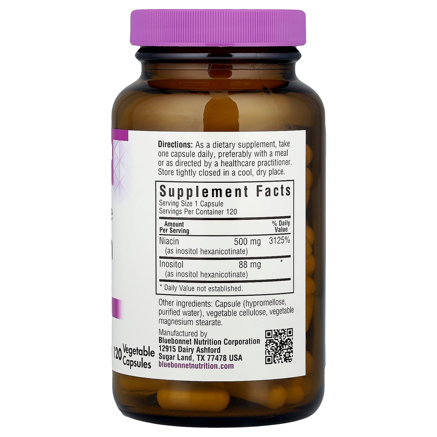 Bluebonnet Nutrition Flush-Free Niacin Supplement for Heart Health - Image 2