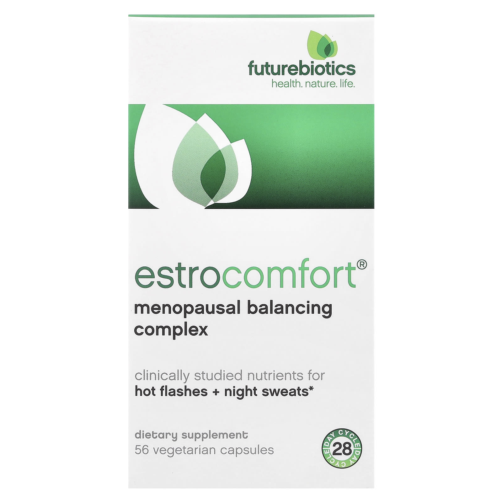 Menopause Relief with EstroComfort by Futurebiotics - 56 Capsules - Image 1