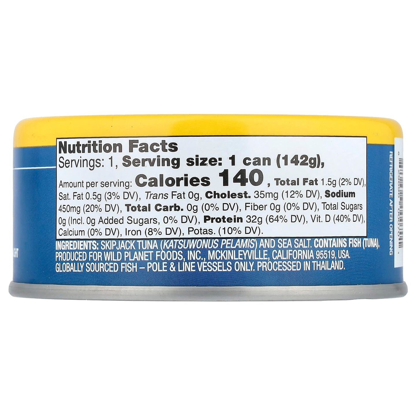 Wild Planet, Skipjack Wild Tuna, 5 oz (142 g) - Image 2