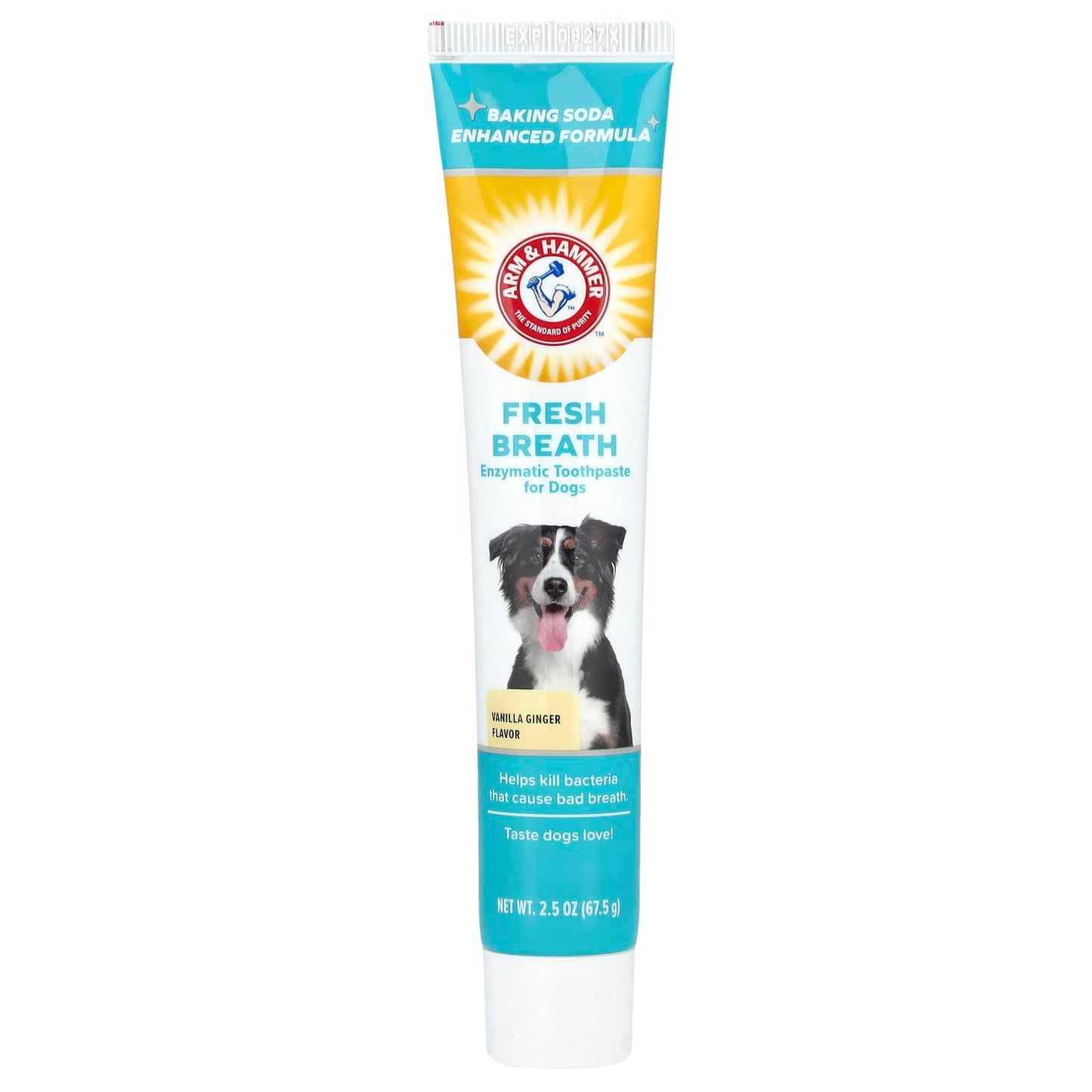 Arm & Hammer Vanilla Ginger Dog Toothpaste for Fresh Breath, 2.5 oz - Image 1