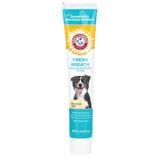 Arm & Hammer Vanilla Ginger Dog Toothpaste for Fresh Breath, 2.5 oz - Image 1