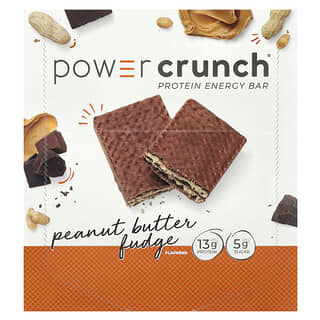 Peanut Butter Fudge Power Crunch Protein Energy Bars - 12ct, 1.4oz Each