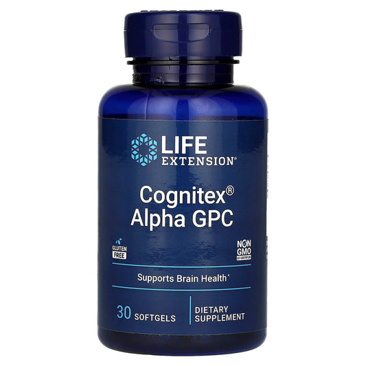 Life Extension, Cognitex Alpha GPC, 30 Softgels - Image 1