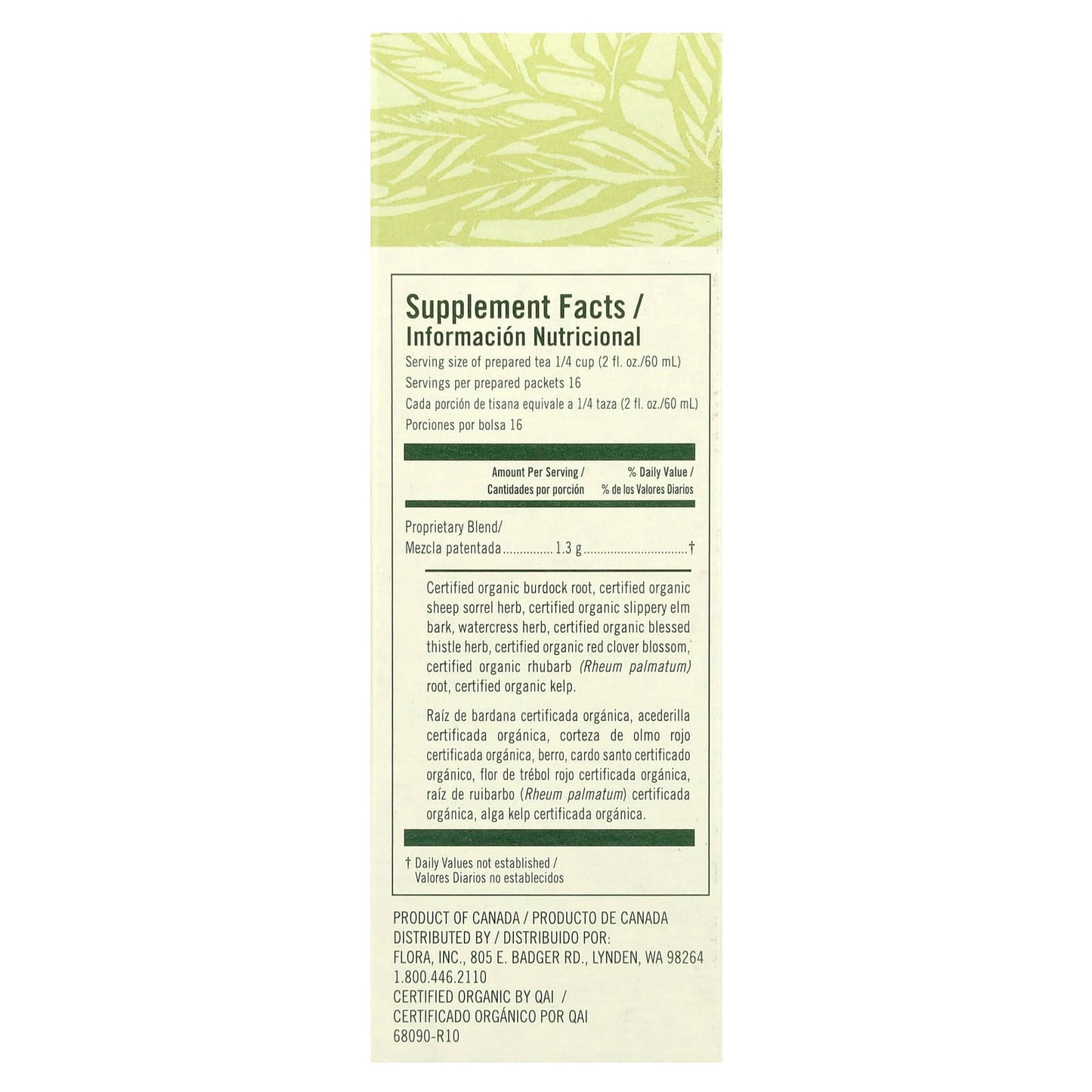 Gentle Whole Body Cleanse by Flora - 63g (2 1/8 oz) - Image 2
