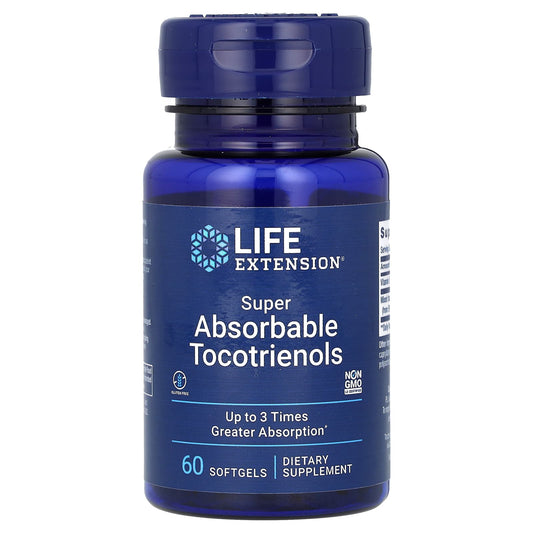 Life Extension, Super Absorbable Tocotrienols, 60 Softgels - Image 1