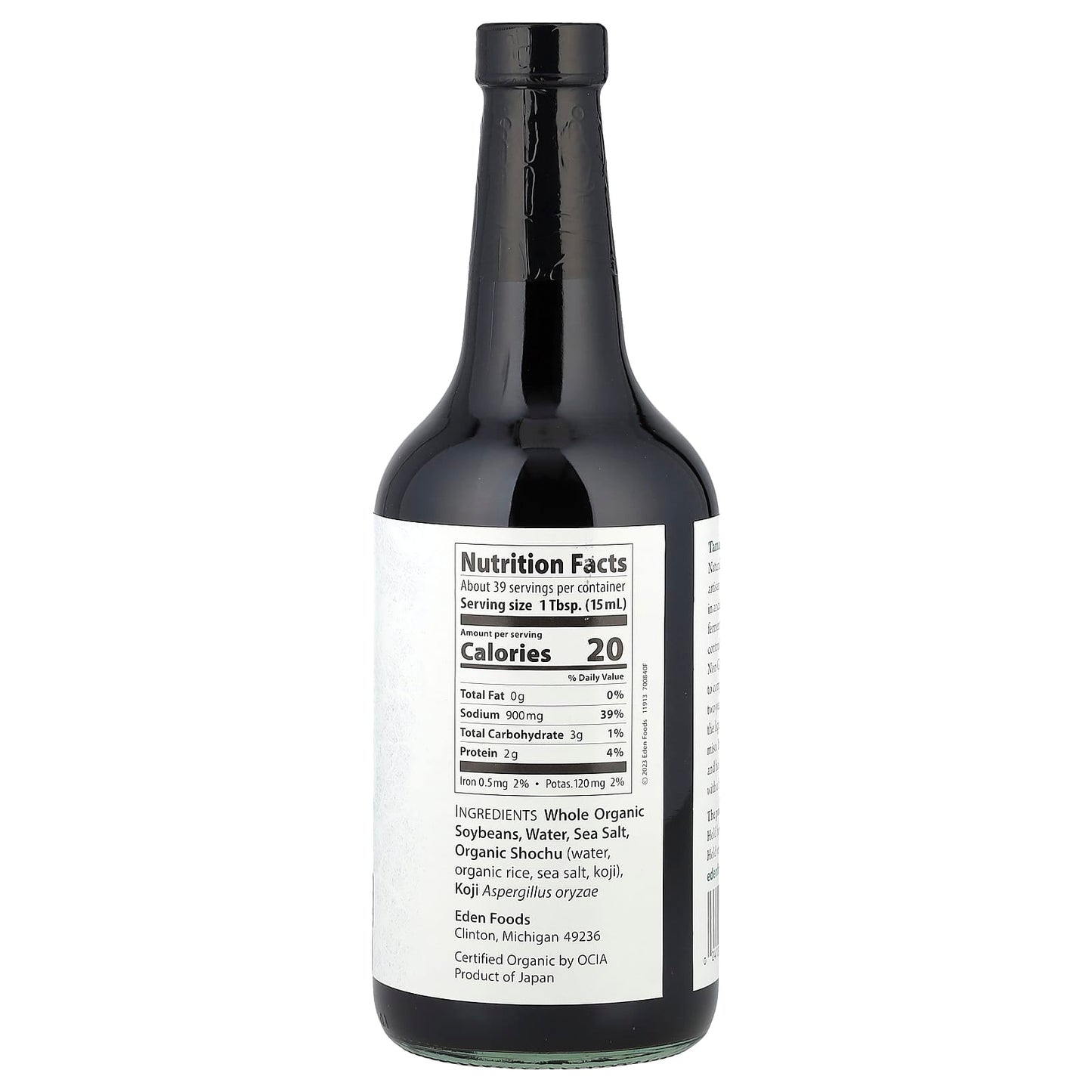 Certified Organic Tamari Soy Sauce by Eden Foods - 20 fl oz - Image 2