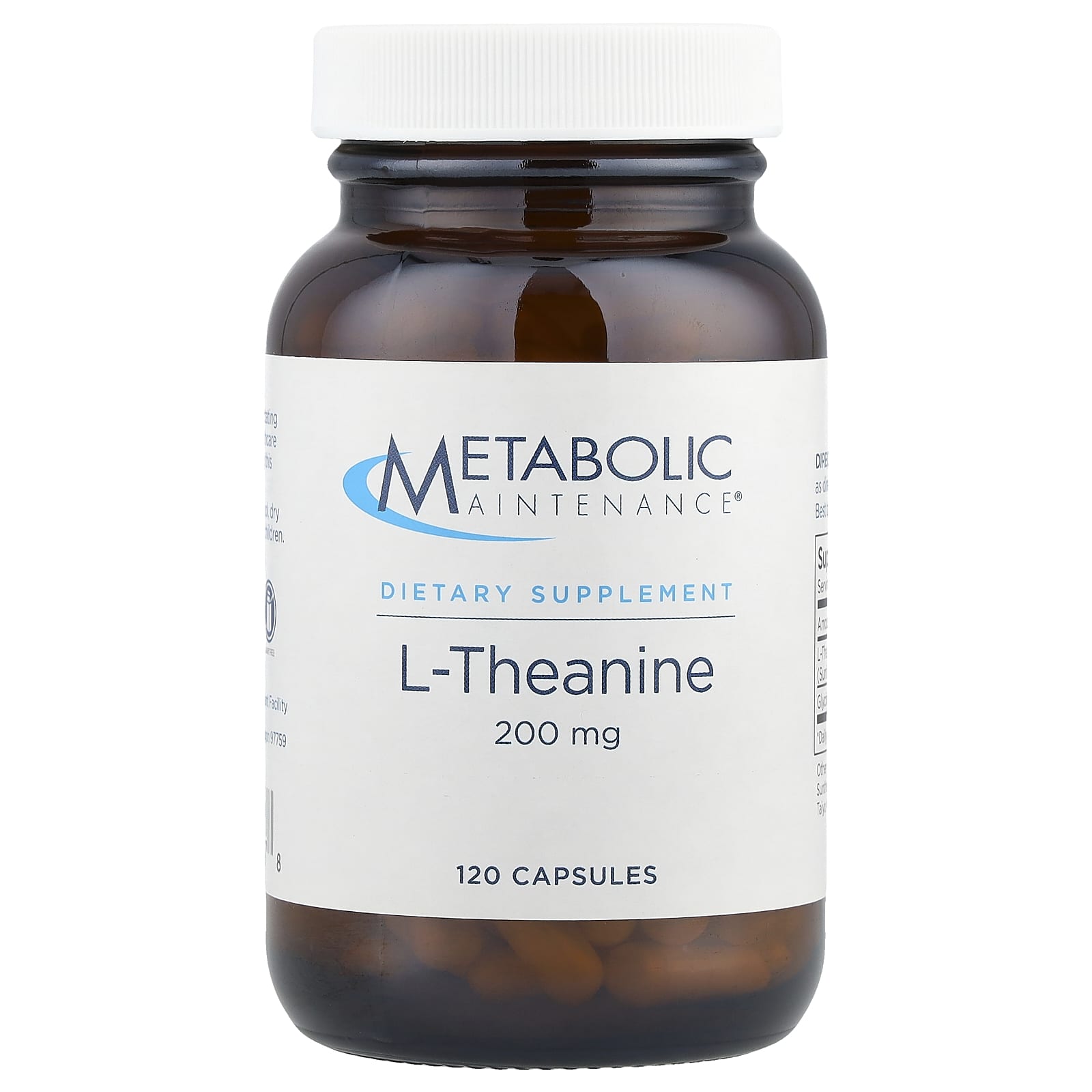 Metabolic Maintenance, L-Theanine, 120 Capsules - Image 1