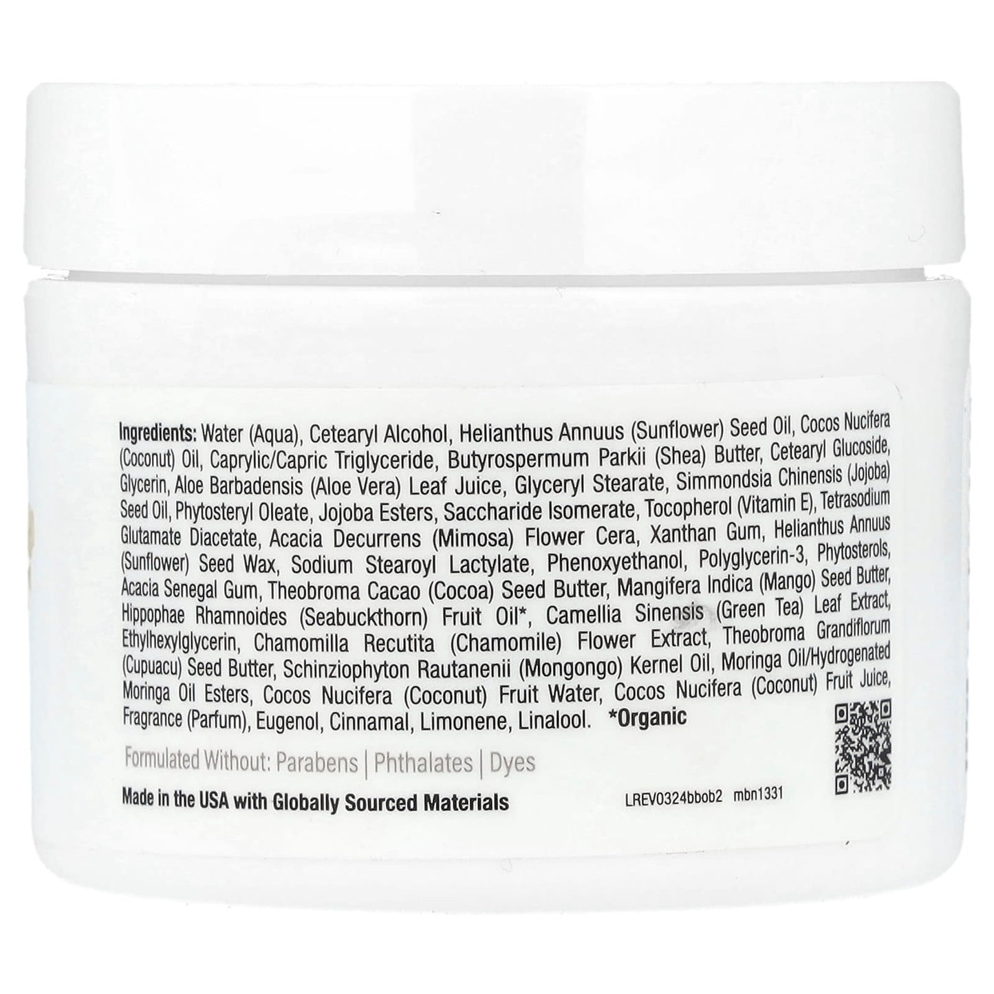 Natural Orange Bergamot Body Butter with Shea & Moringa, 2 oz - Image 2