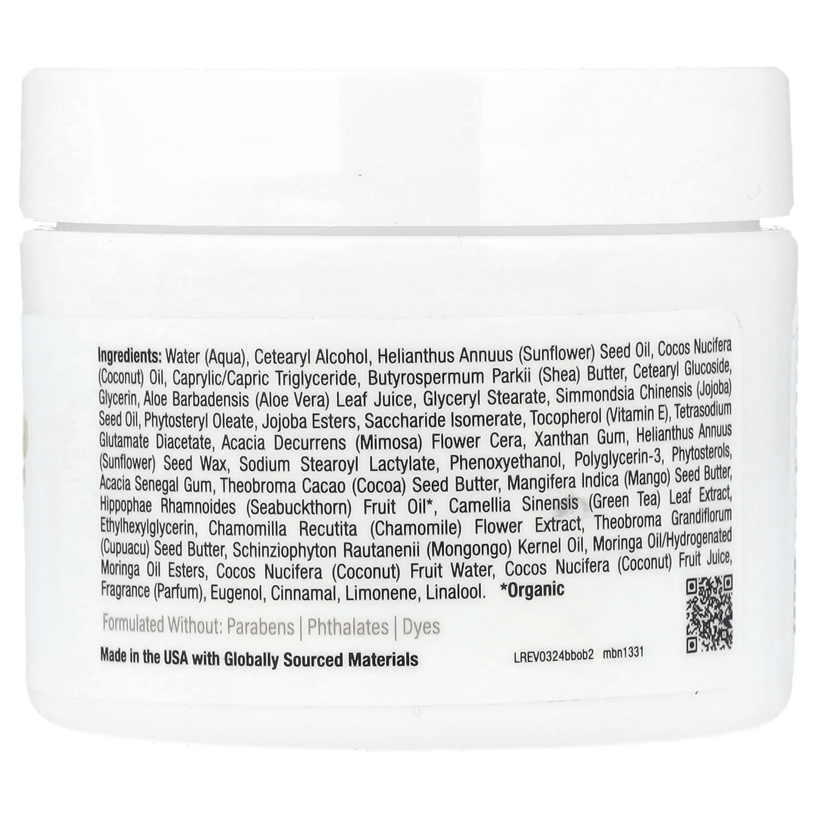 Natural Orange Bergamot Body Butter with Shea & Moringa, 2 oz - Image 2