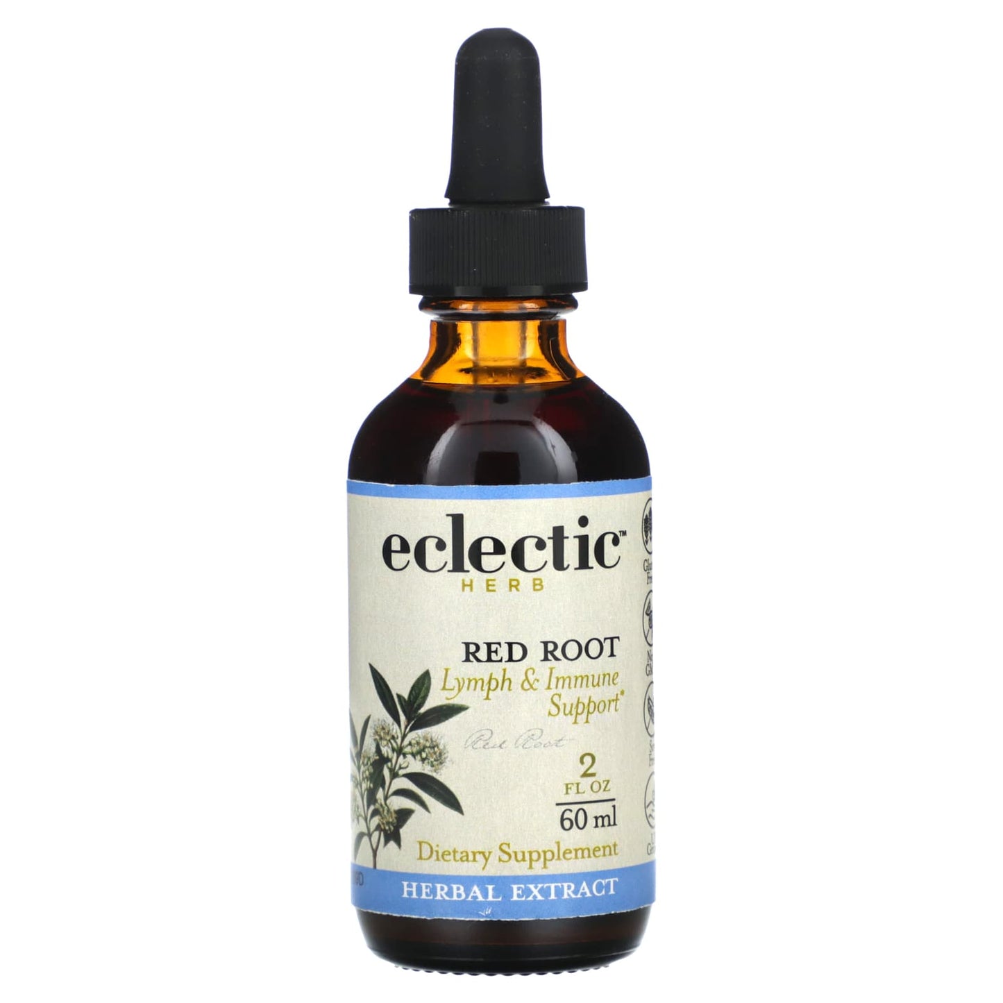 Eclectic Herb Red Root Extract Lymph & Immune Support Supplement - Image 1