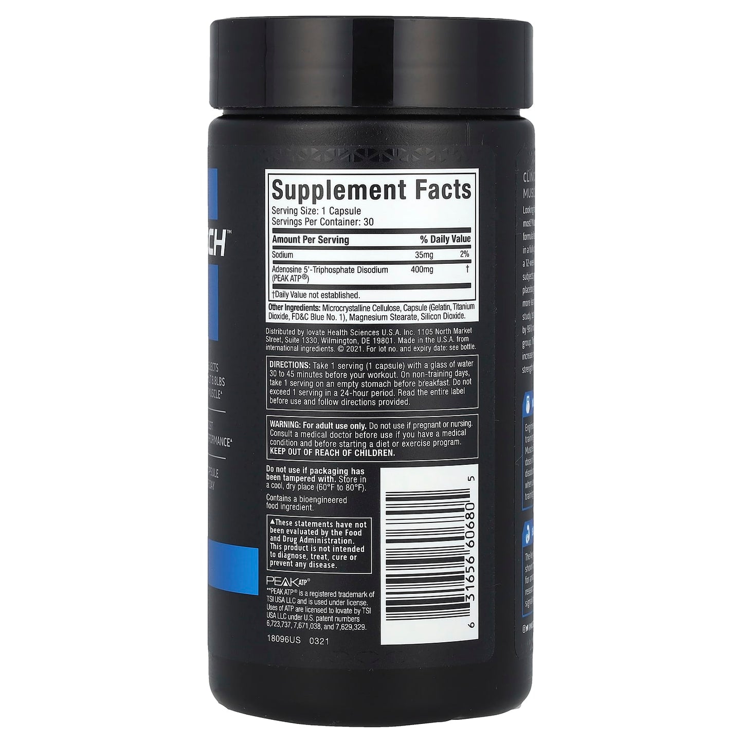 MuscleTech, Platinum Muscle Builder, 400 mg, 30 Rapid-Release Capsules - Image 2