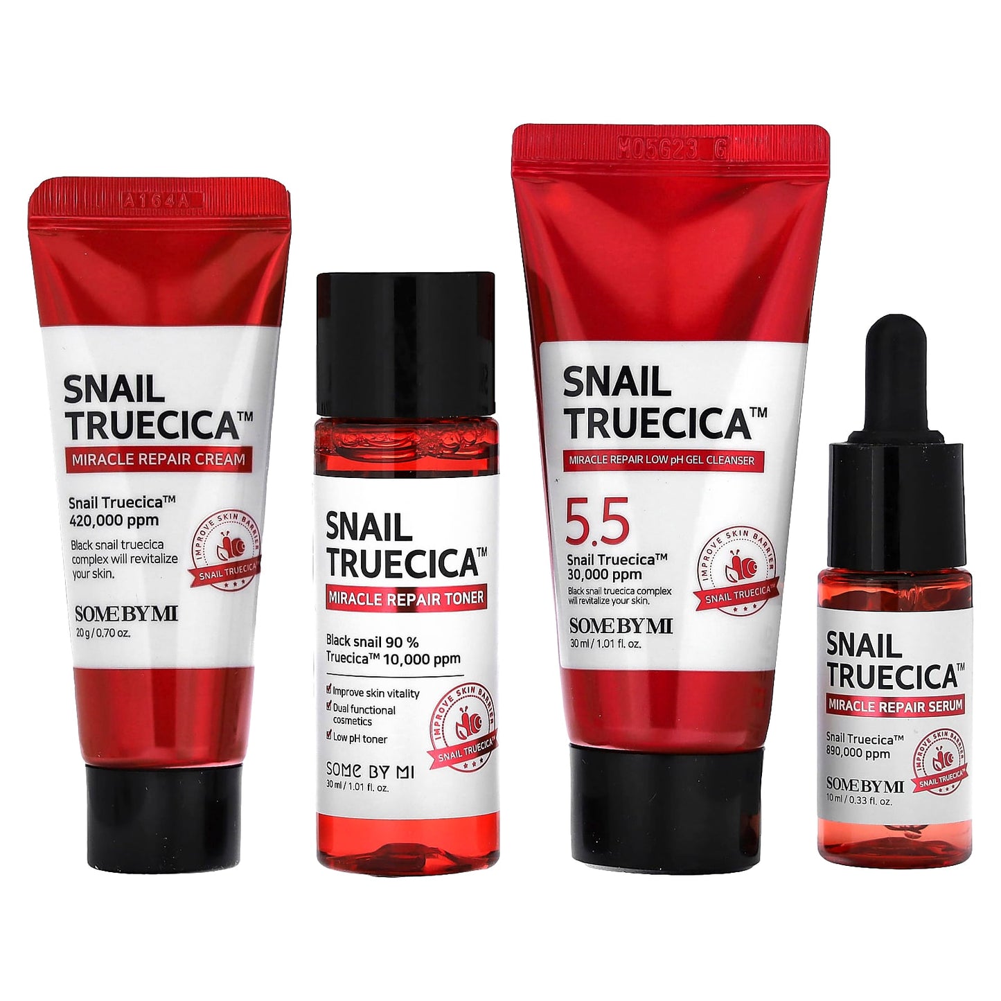 SOME BY MI, Snail Truecica Miracle Repair Starter Kit, 4 Piece Kit - Image 1