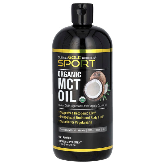 California Gold Sport Organic MCT Oil 32fl oz - Image 1
