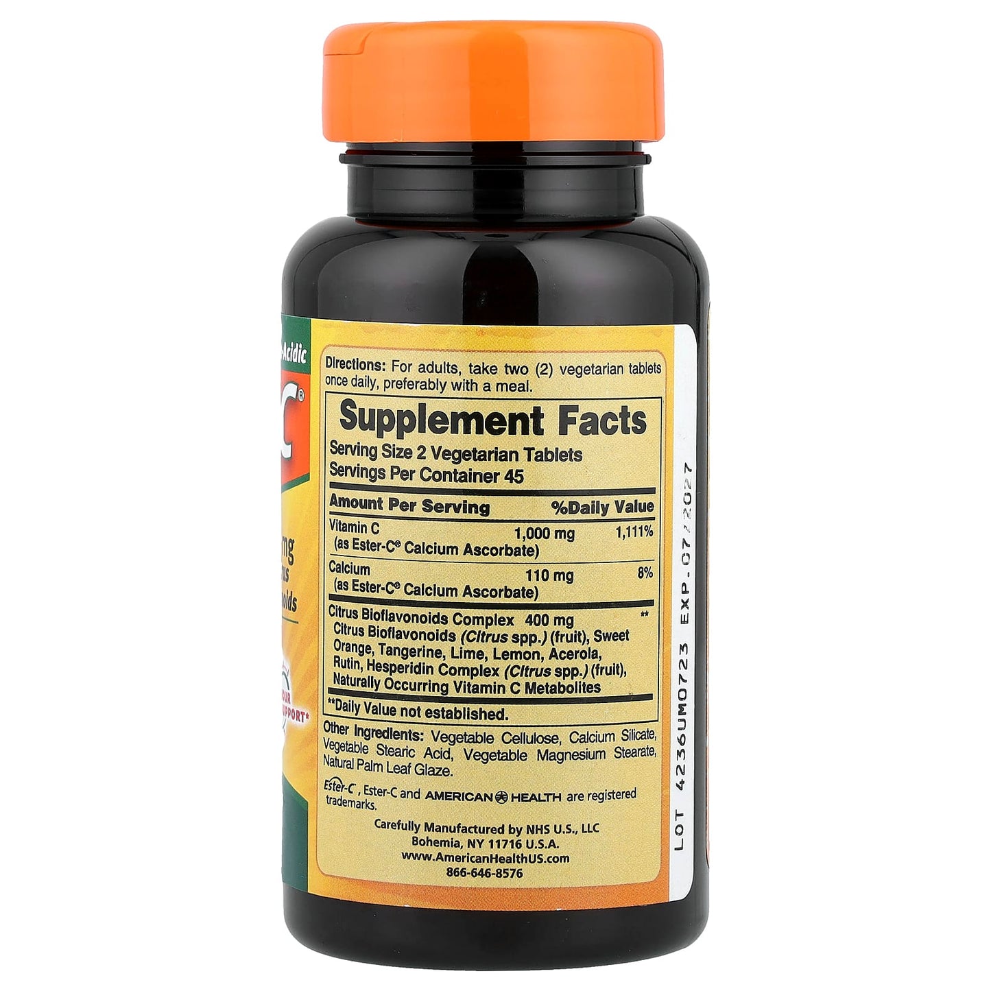 Boost Immune System with Ester-C Vitamin C Formula | 90 Tablets - Image 2