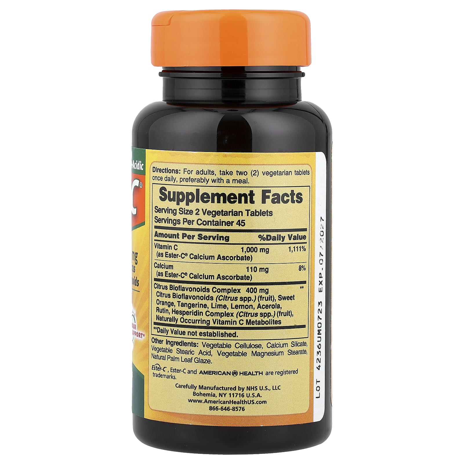 Boost Immune System with Ester-C Vitamin C Formula | 90 Tablets - Image 2