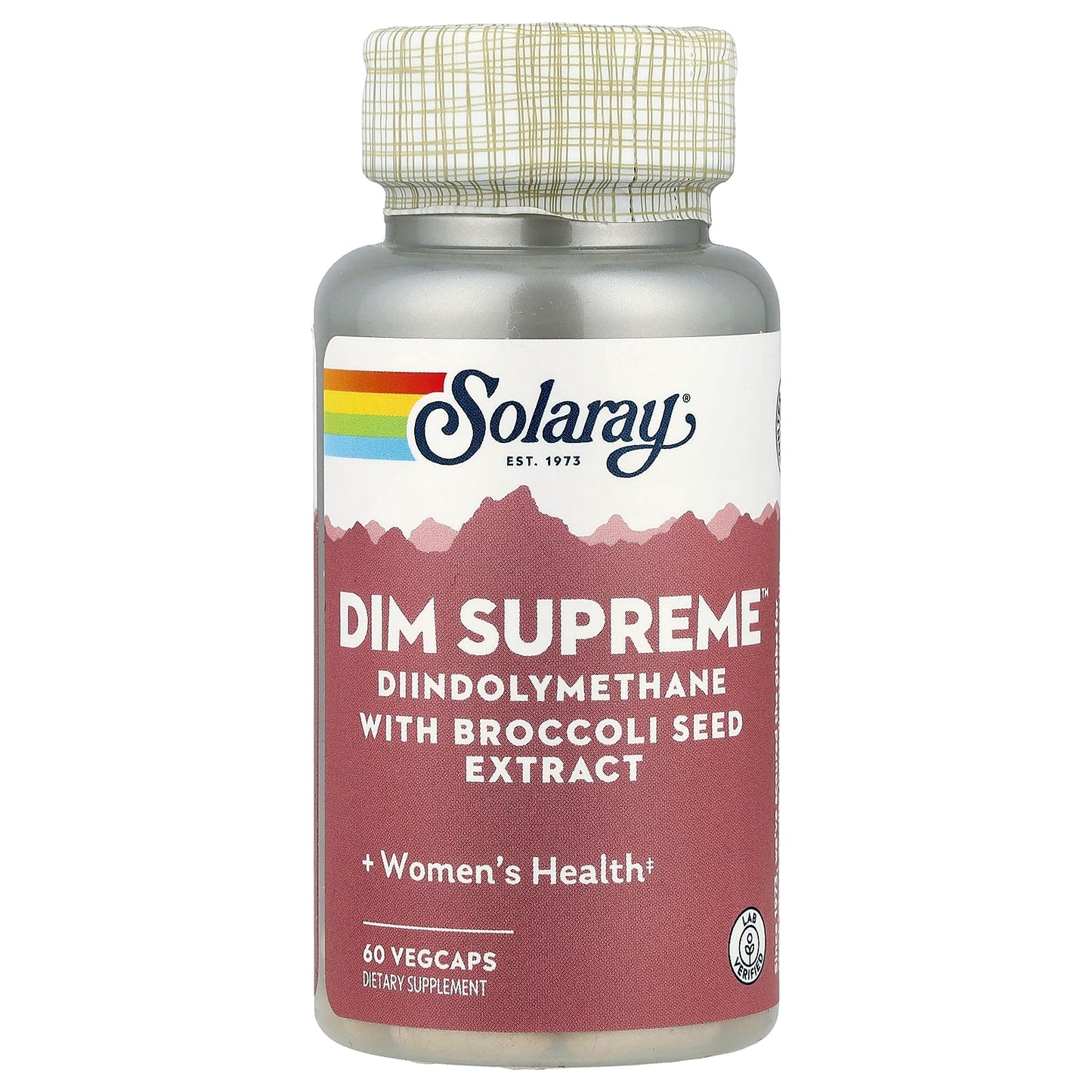 Solaray, DIM Supreme™, 60 VegCaps - Image 1