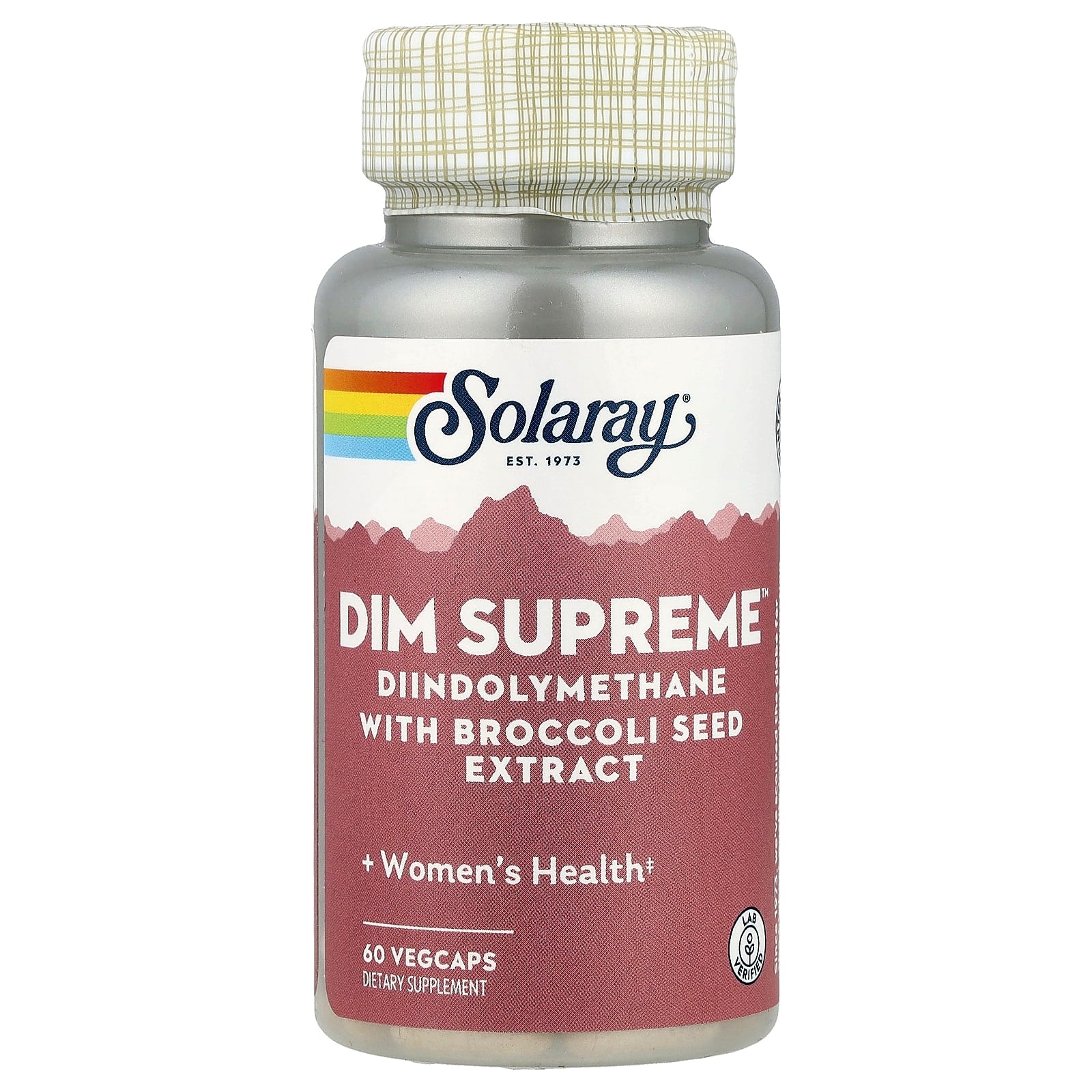 Solaray, DIM Supreme™, 60 VegCaps - Image 1