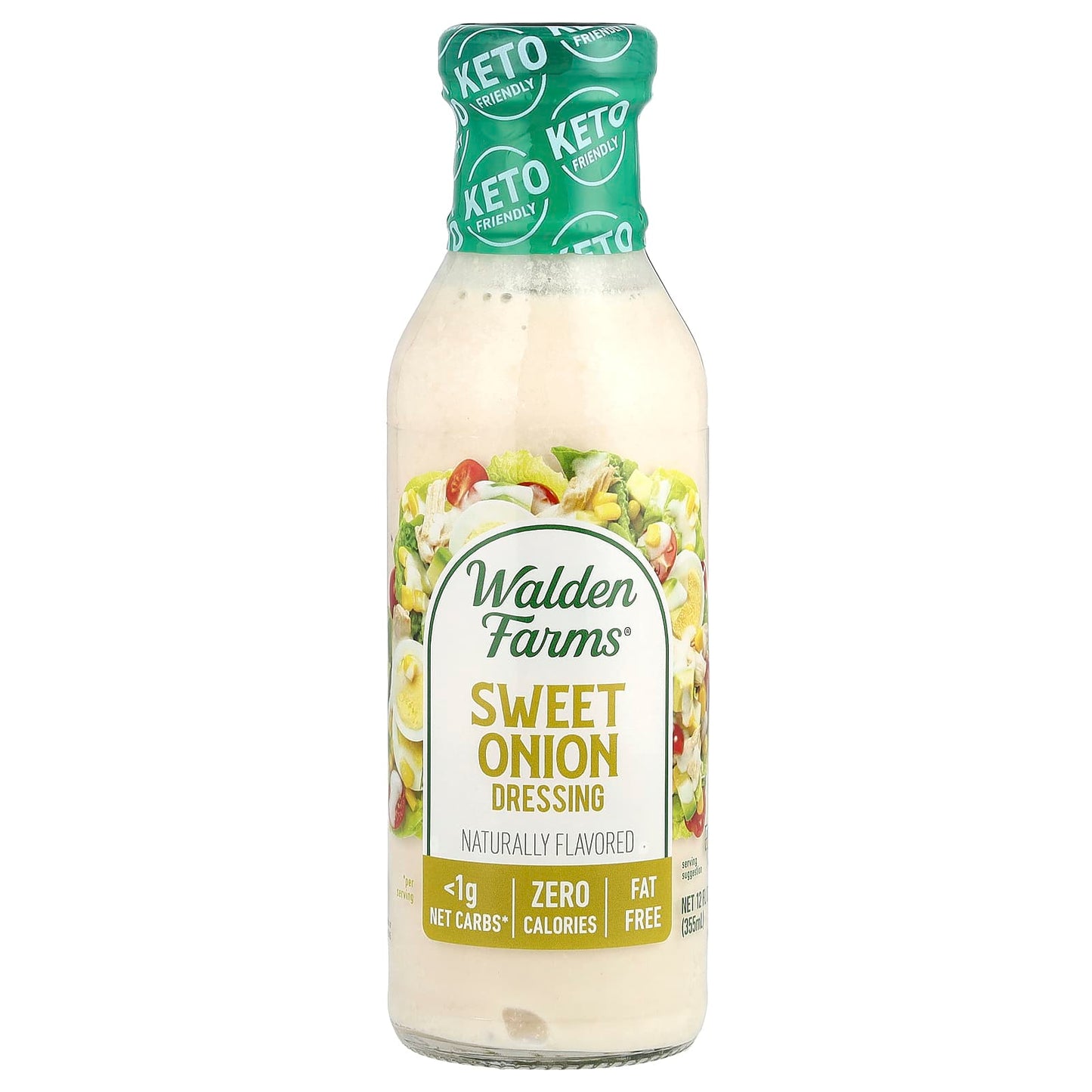 Walden Farms, Sweet Onion Dressing, 12 fl oz (355 ml) - Image 1