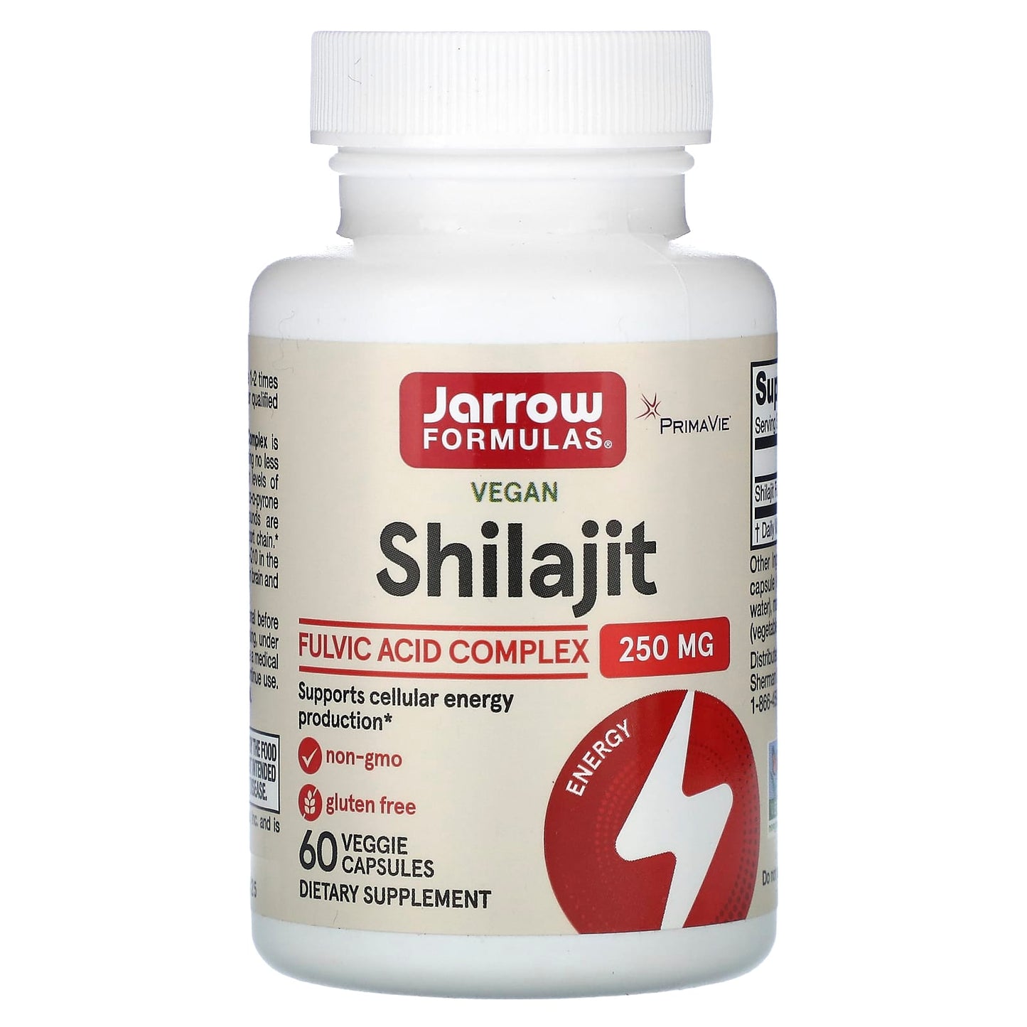 Jarrow Formulas Vegan Shilajit Fulvic Acid Complex for Energy Support - Image 1