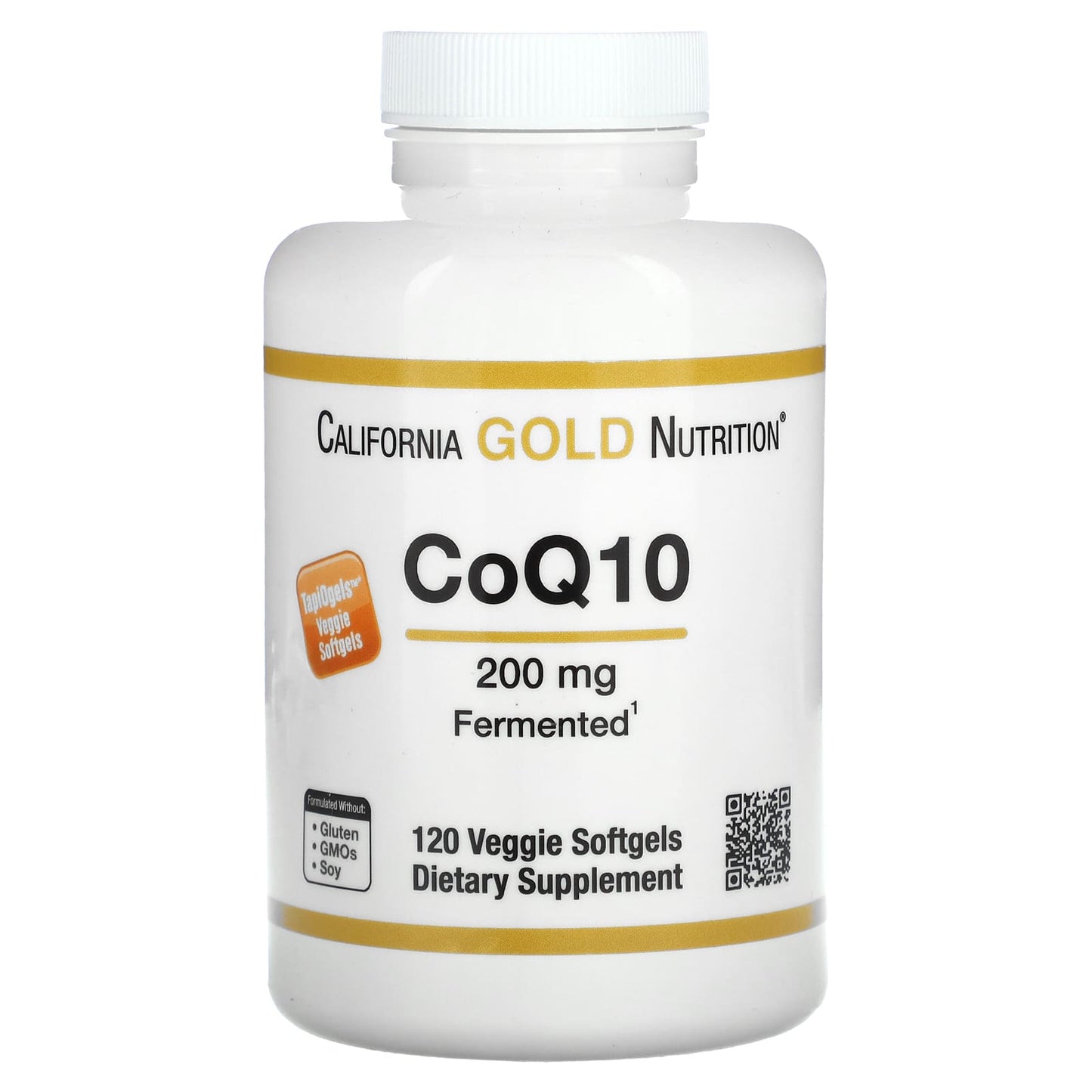 California Gold CoQ10 Supplement - 200mg USP Grade - Image 1