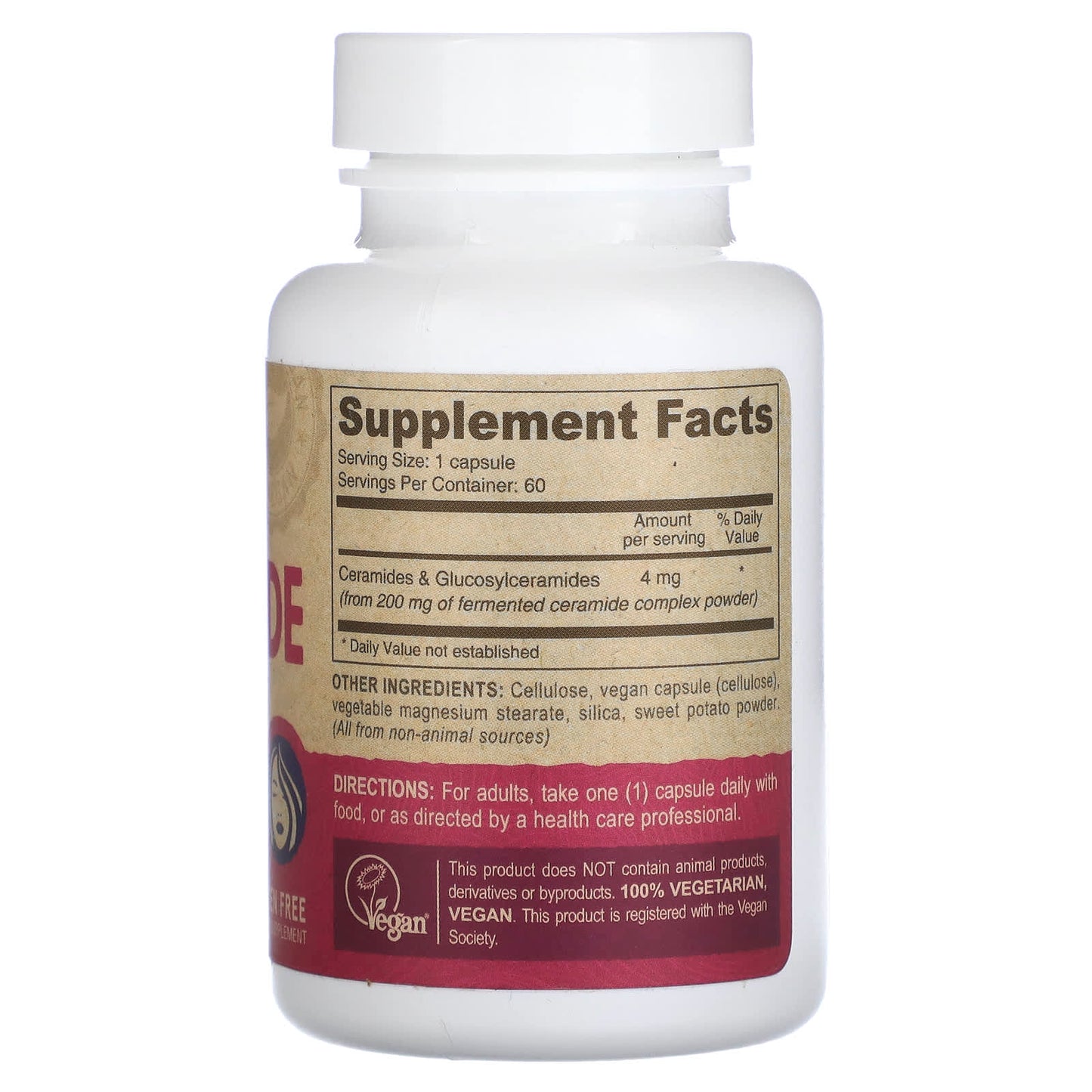 Deva Vegan Ceramide Supplement for Skin Moisture - 60 Capsules - Image 2
