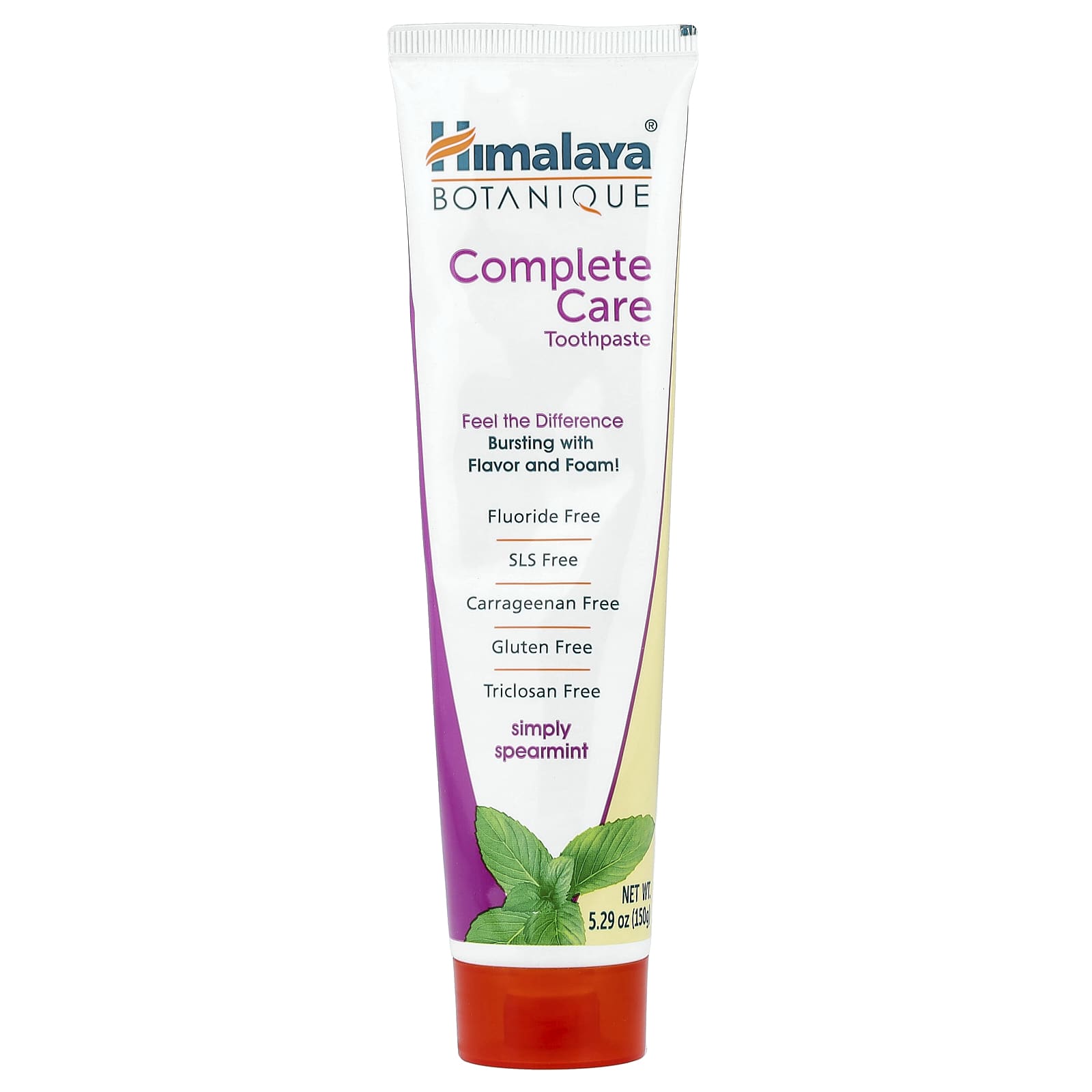 Himalaya Botanique Complete Care Toothpaste - Simply Spearmint, 5.29 oz - Image 1