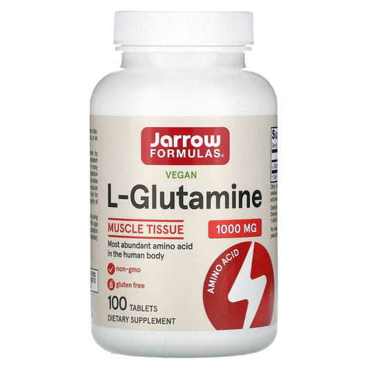 L-Glutamine Supplement by Jarrow Formulas for Muscle Recovery & Gut Health - Image 1