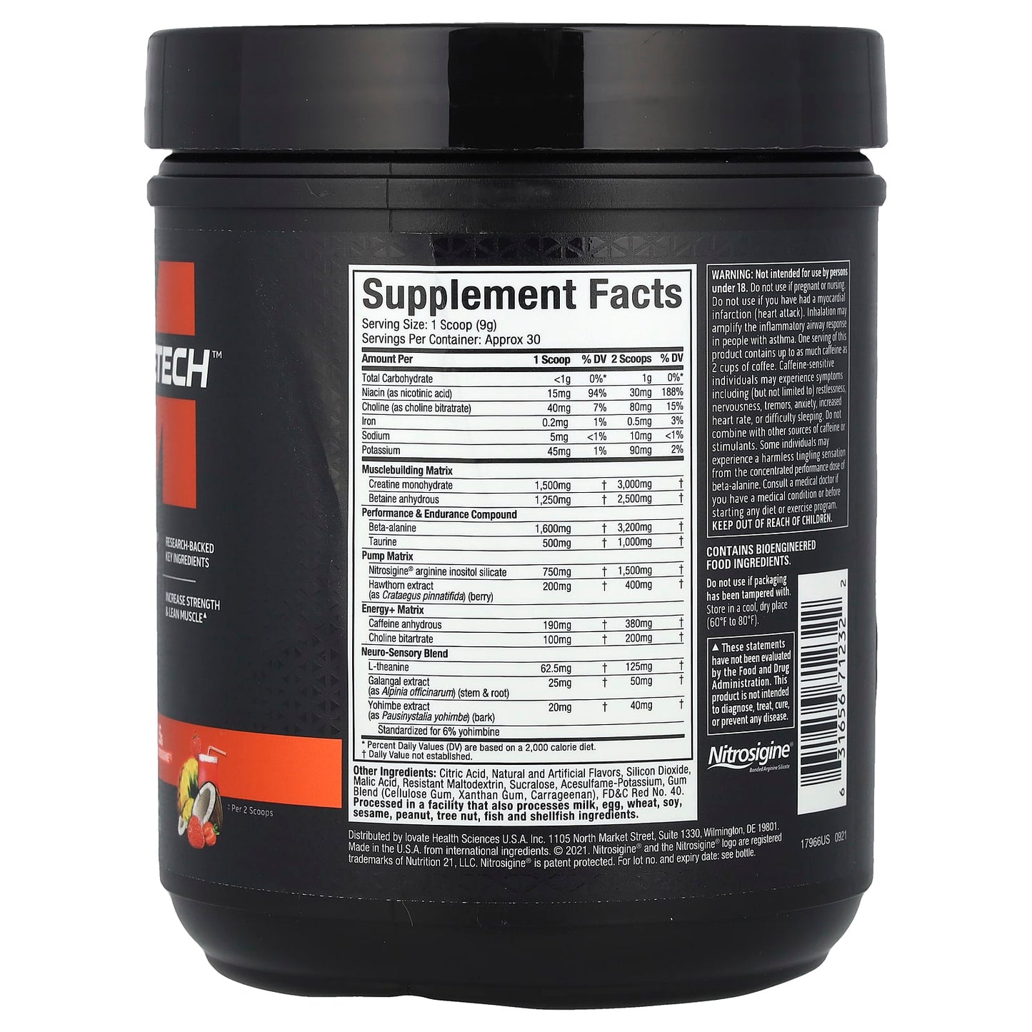 MuscleTech, VaporX5®, Pre-Workout, Miami Spring Break, 9.6 oz (272 g) - Image 2