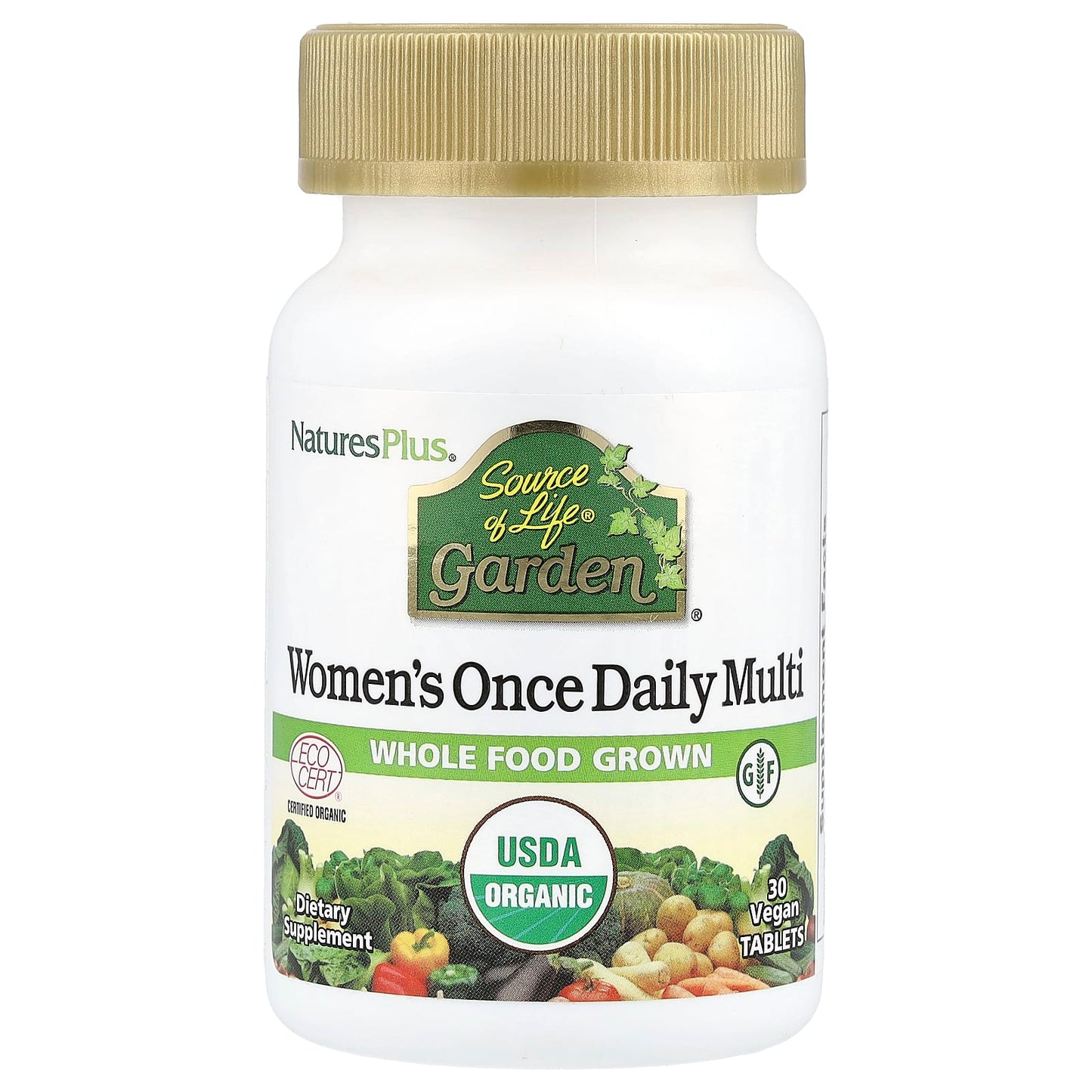 NaturesPlus, Source of Life® Garden, Women's Once Daily Multi, 30 Vegan Tablets - Image 1