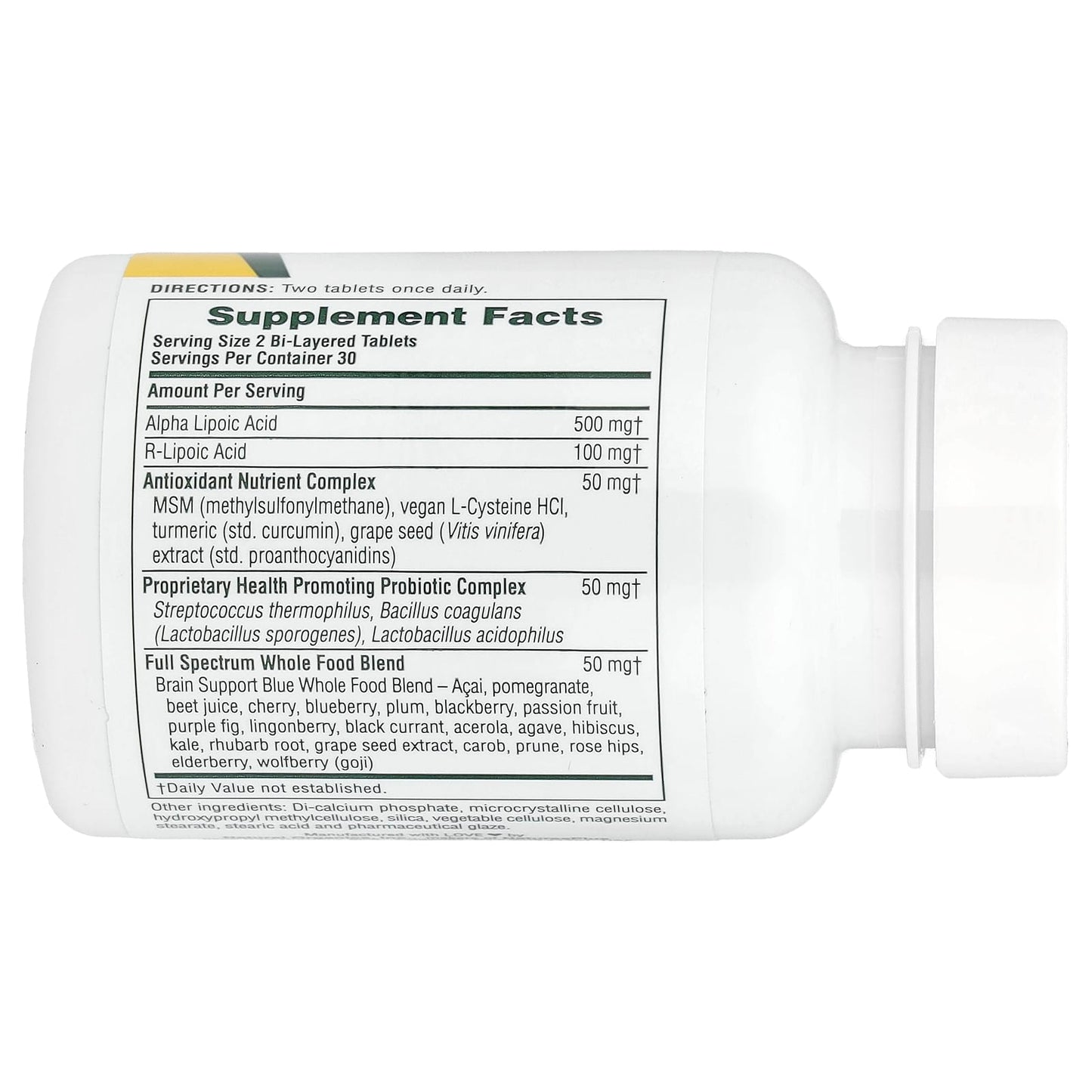 NaturesPlus, Ultra Lipoic, 60 Mini-Tabs - Image 2