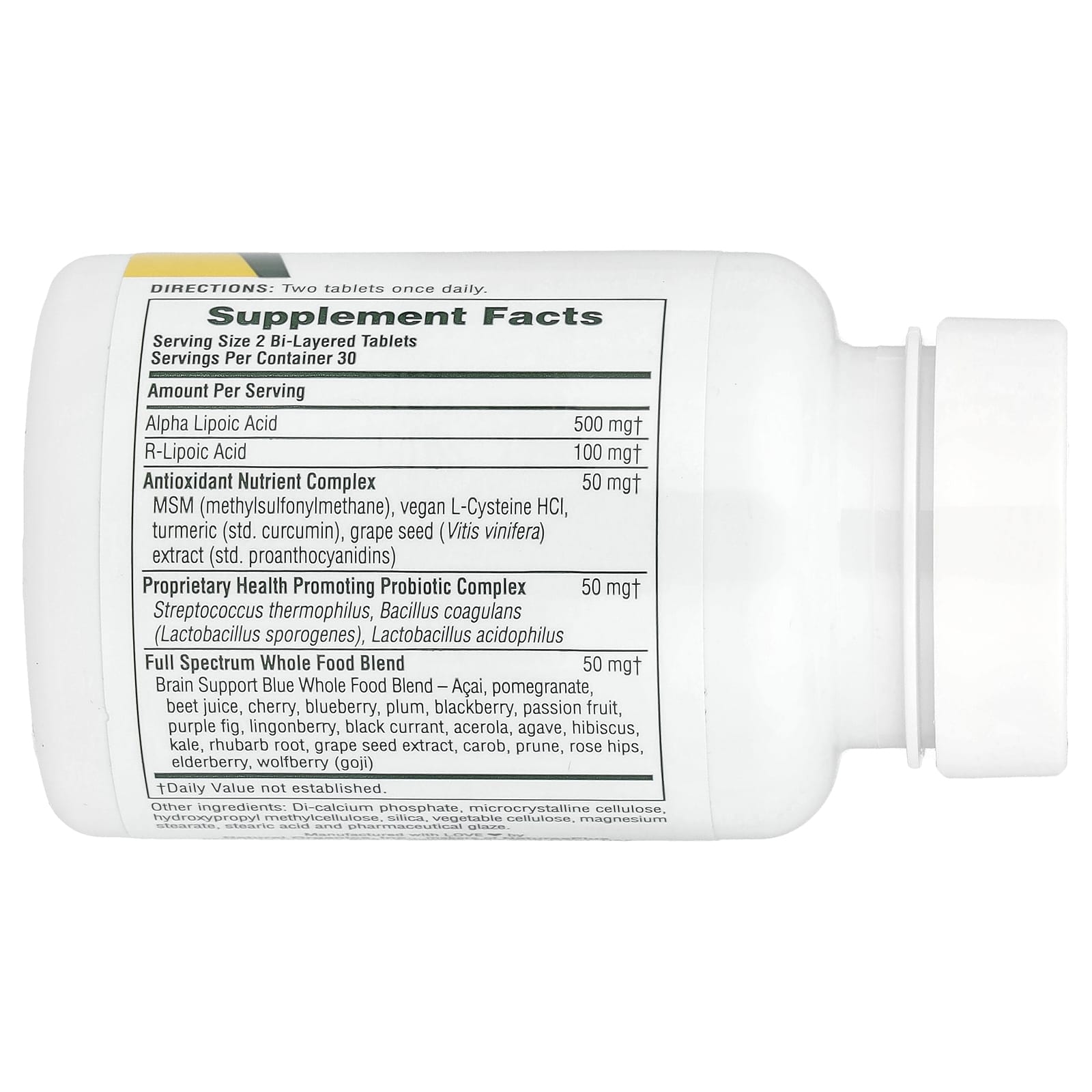 NaturesPlus, Ultra Lipoic, 60 Mini-Tabs - Image 2