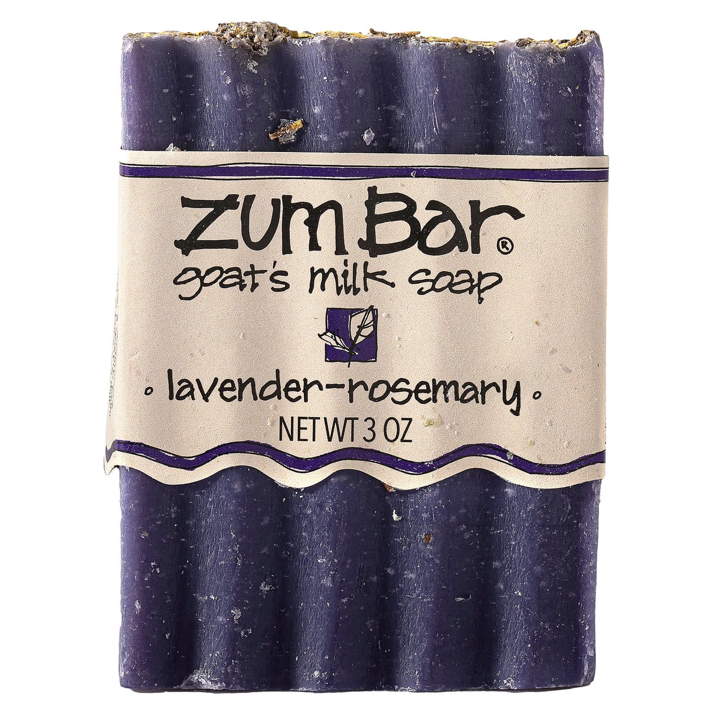 ZUM, Zum Bar, Goat's Milk Soap, Lavender-Rosemary, 3 oz - Image 1