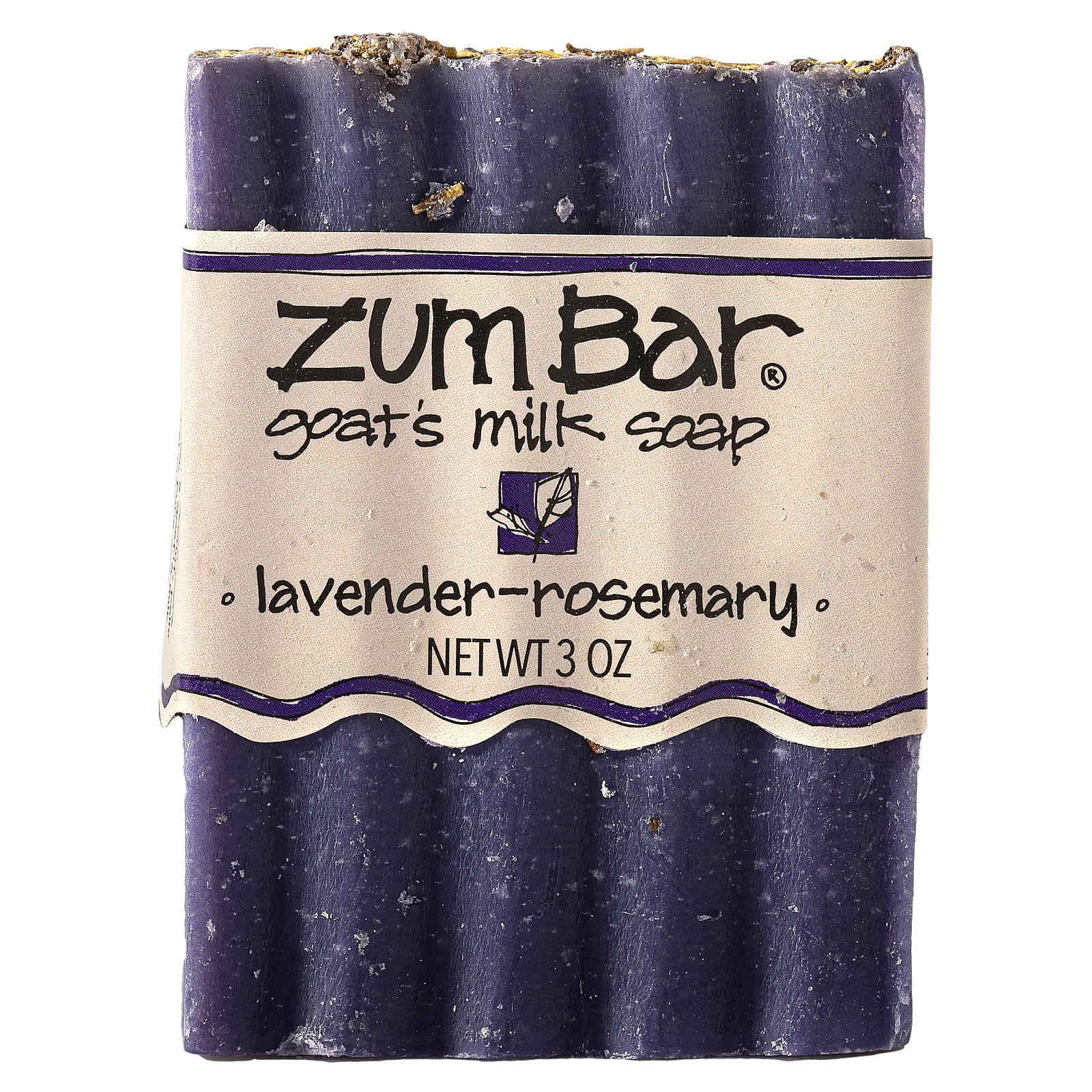 ZUM, Zum Bar, Goat's Milk Soap, Lavender-Rosemary, 3 oz - Image 1