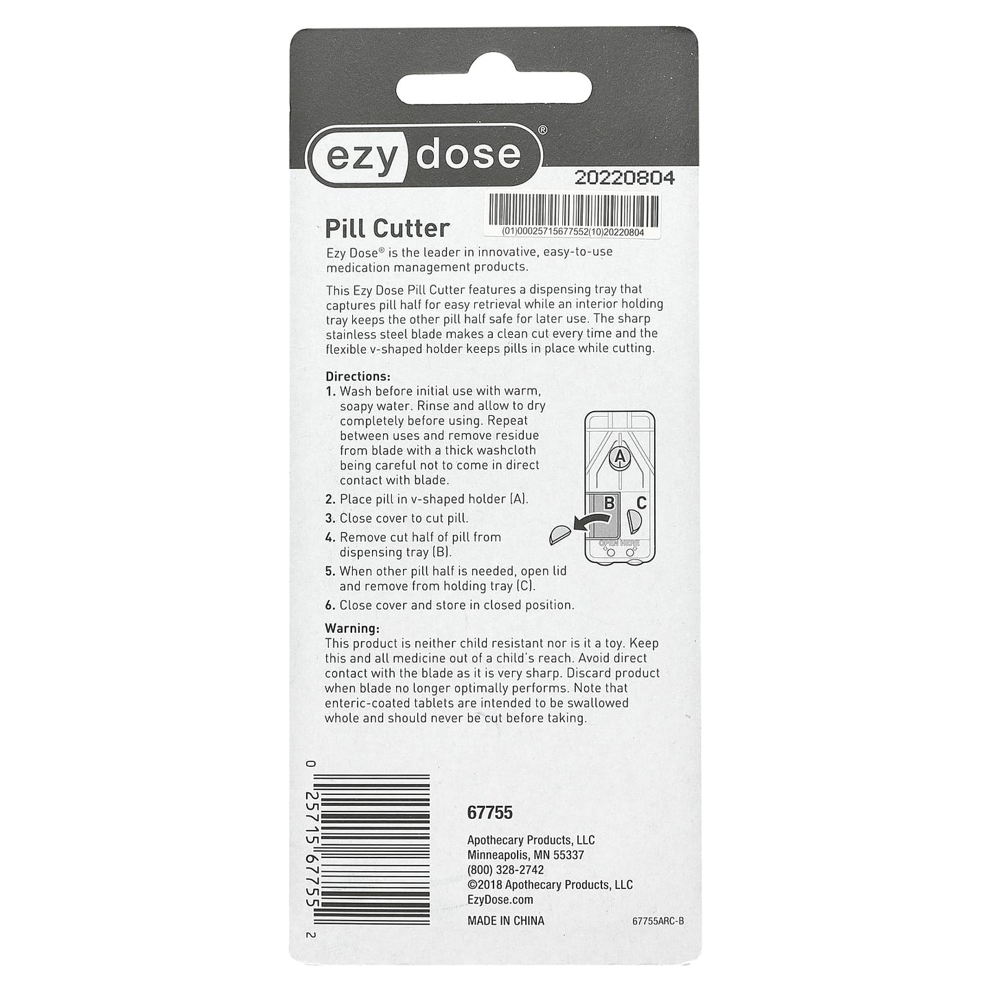 Easy Pill Cutter with Dispenser by Ezy Dose - Accurate Medication Control - Image 2