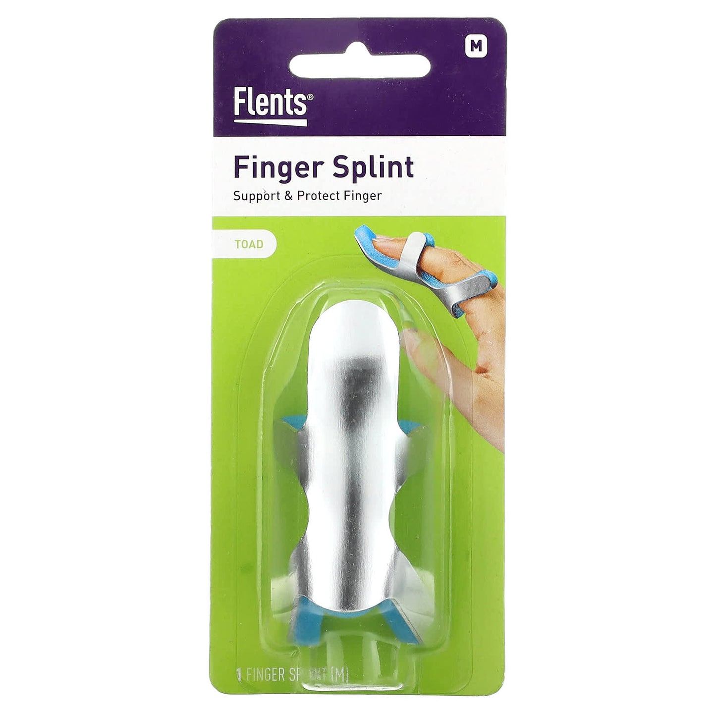 Flents Finger Splint for Support & Protection - Medium, 1 Piece - Image 1