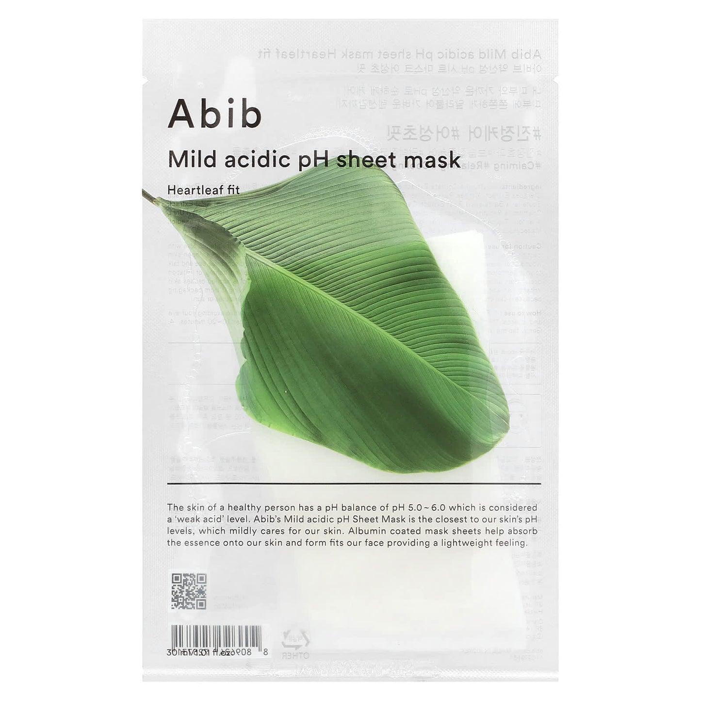 Abib Mild Acidic pH Beauty Sheet Mask for Glowing Skin - Image 1