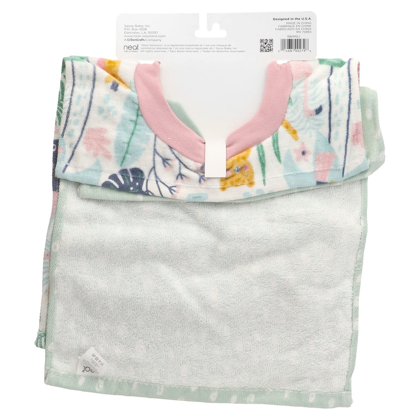 Neat Solutions, Baby Bibs, 6M+, Animals, 2 Count - Image 2