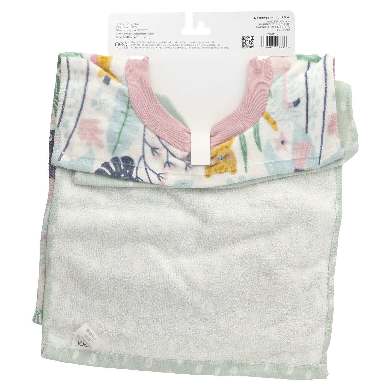 Neat Solutions, Baby Bibs, 6M+, Animals, 2 Count - Image 2