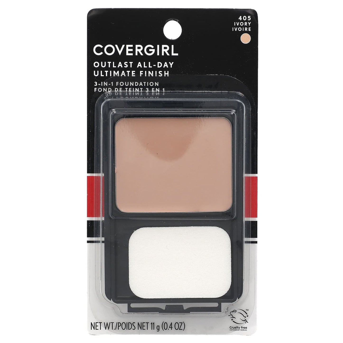 Covergirl Outlast All-Day 3-in-1 Foundation Ivory 0.4 oz - Image 2