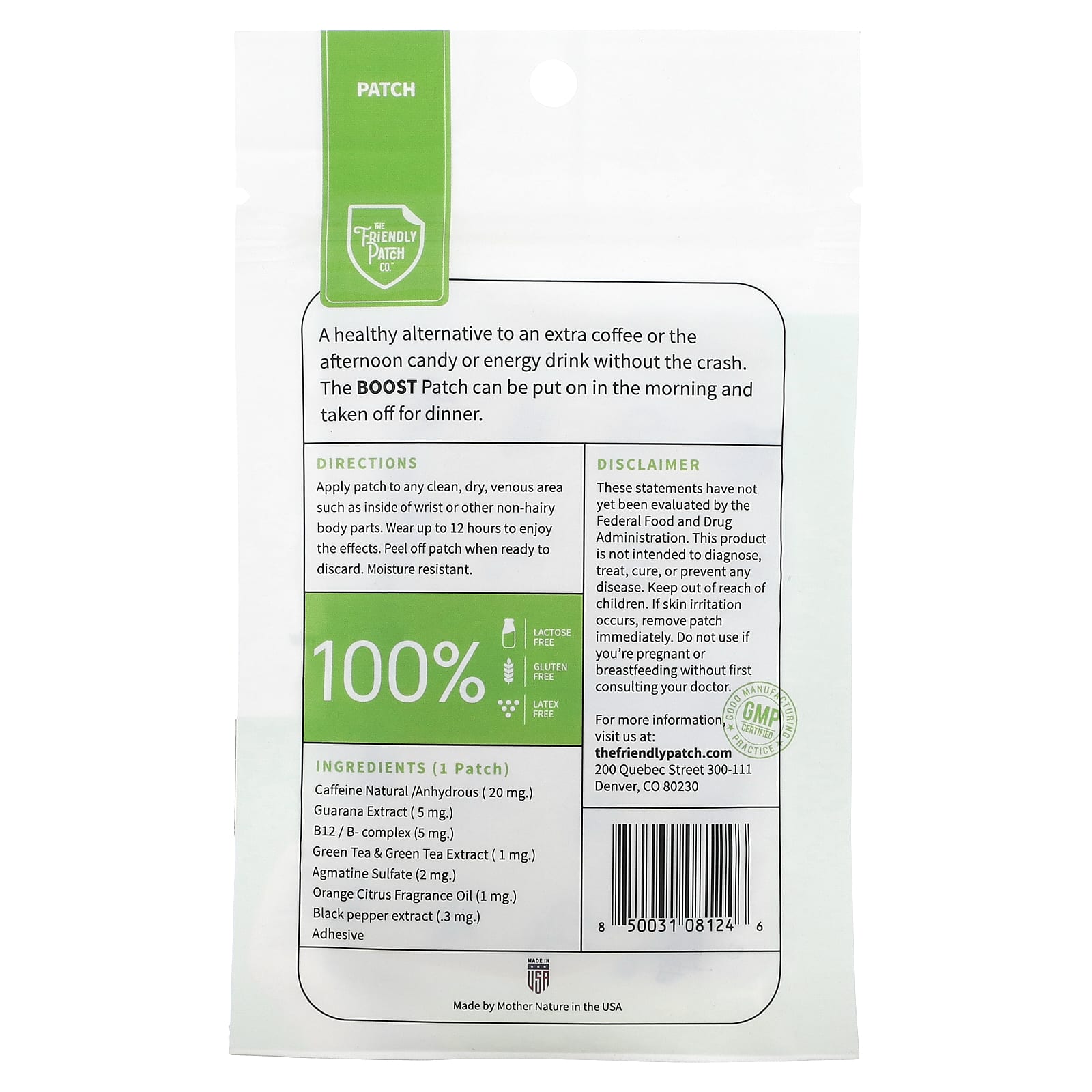 The Friendly Patch, Boost, Energy Patch, 8 Patches - Image 2