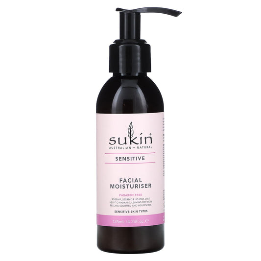 Sukin, Facial Moisturiser, Sensitive, 4.23 fl oz (125 ml) - Image 1
