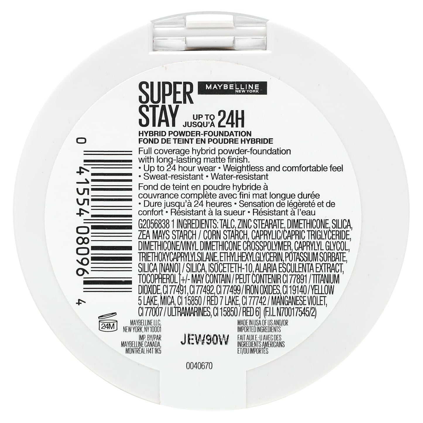 Maybelline, Super Stay, Hybrid Powder-Foundation, 120, 0.21 oz (6 g) - Image 2