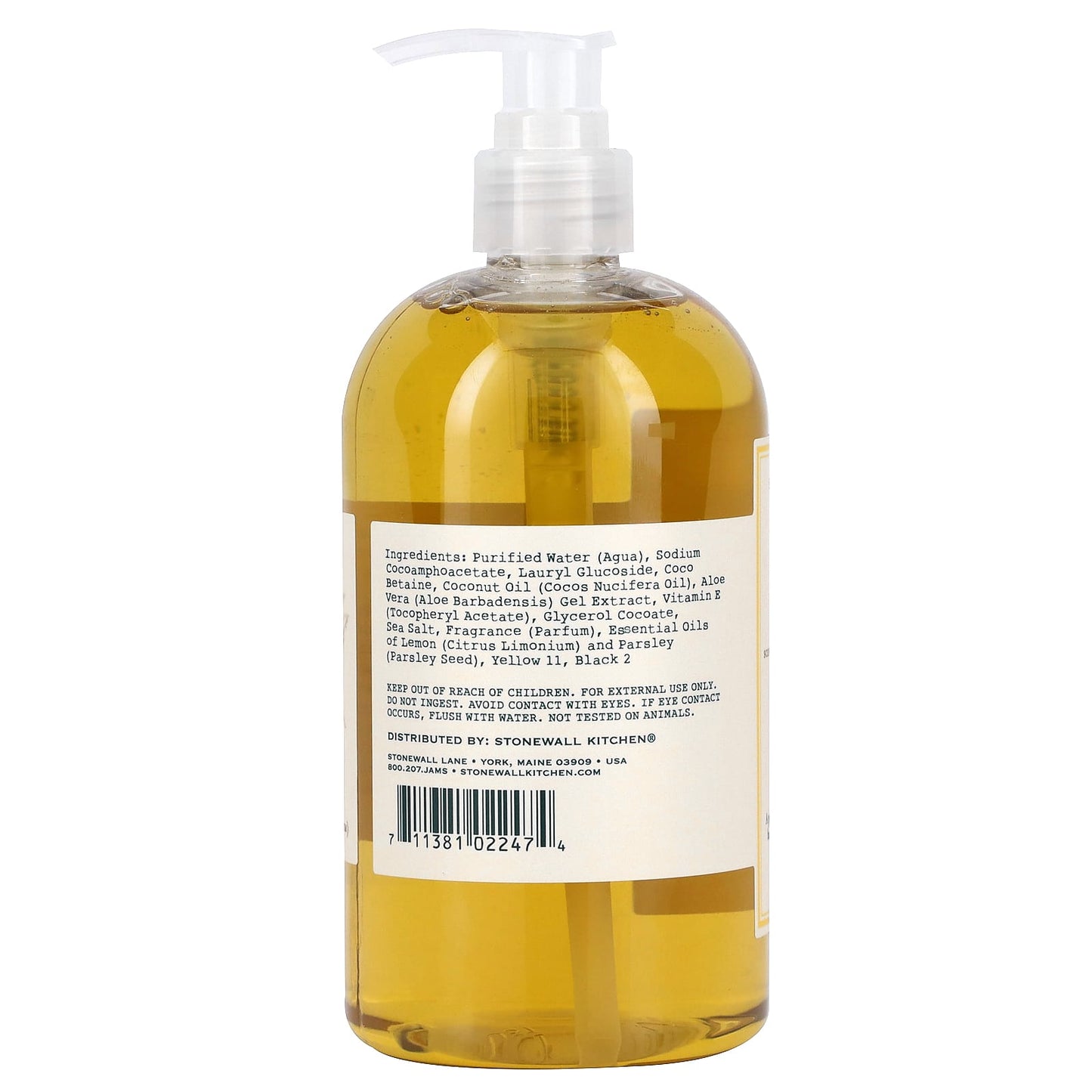 Stonewall Kitchen, Hand Soap, Lemon Parsley, 16.9 fl oz (500 ml) - Image 2