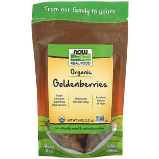 Certified Organic Golden Berries by NOW Foods - 8 oz (227g)