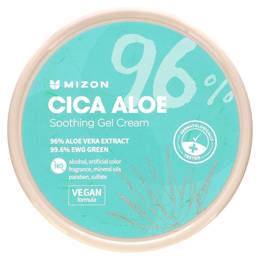 Mizon, Cica Aloe, Soothing Gel Cream, 10.58 oz (300 g) - Image 1