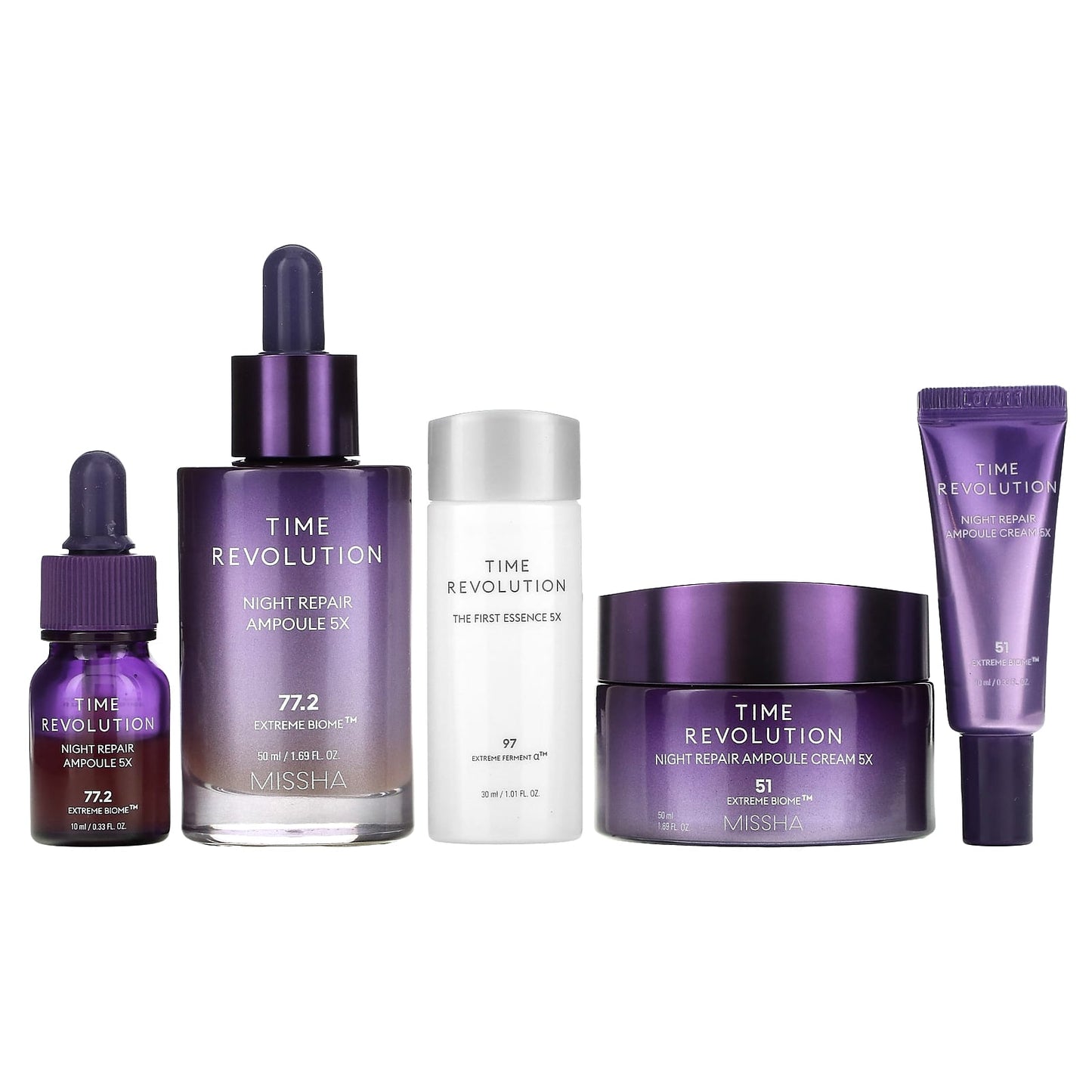 Missha, Time Revolution Night Repair, Special Set, 1 Set - Image 1